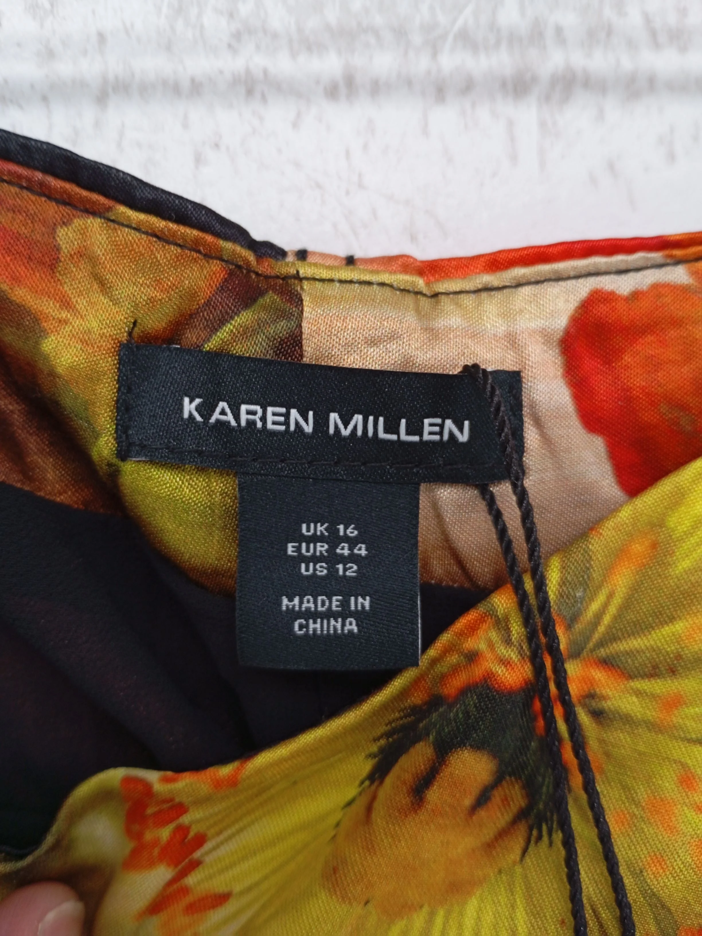 Karen Millen Women's Maxi Skirt UK 16 Black Viscose with Polyester Maxi - Image 6