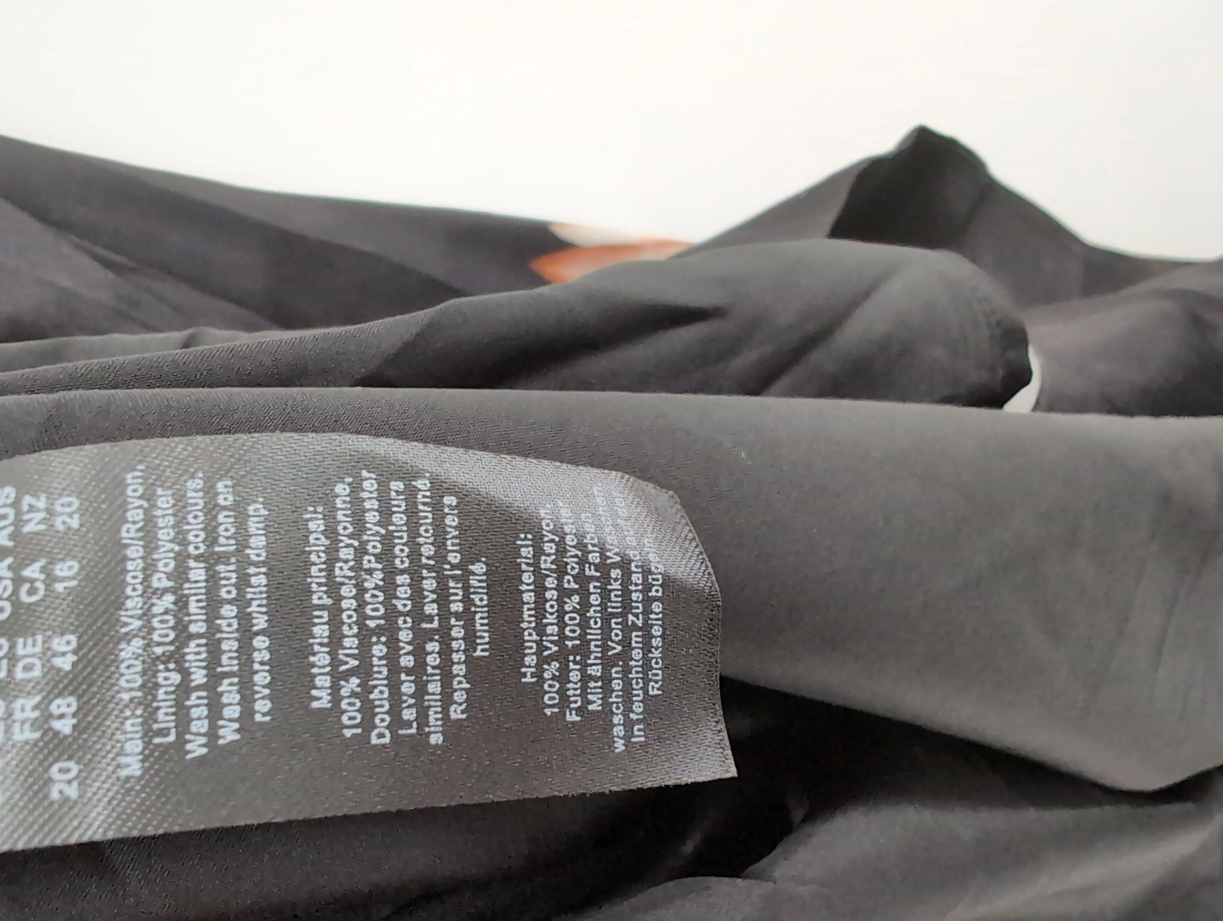 Karen Millen Women's Maxi Skirt UK 20 Black Viscose with Polyester Maxi - Image 8