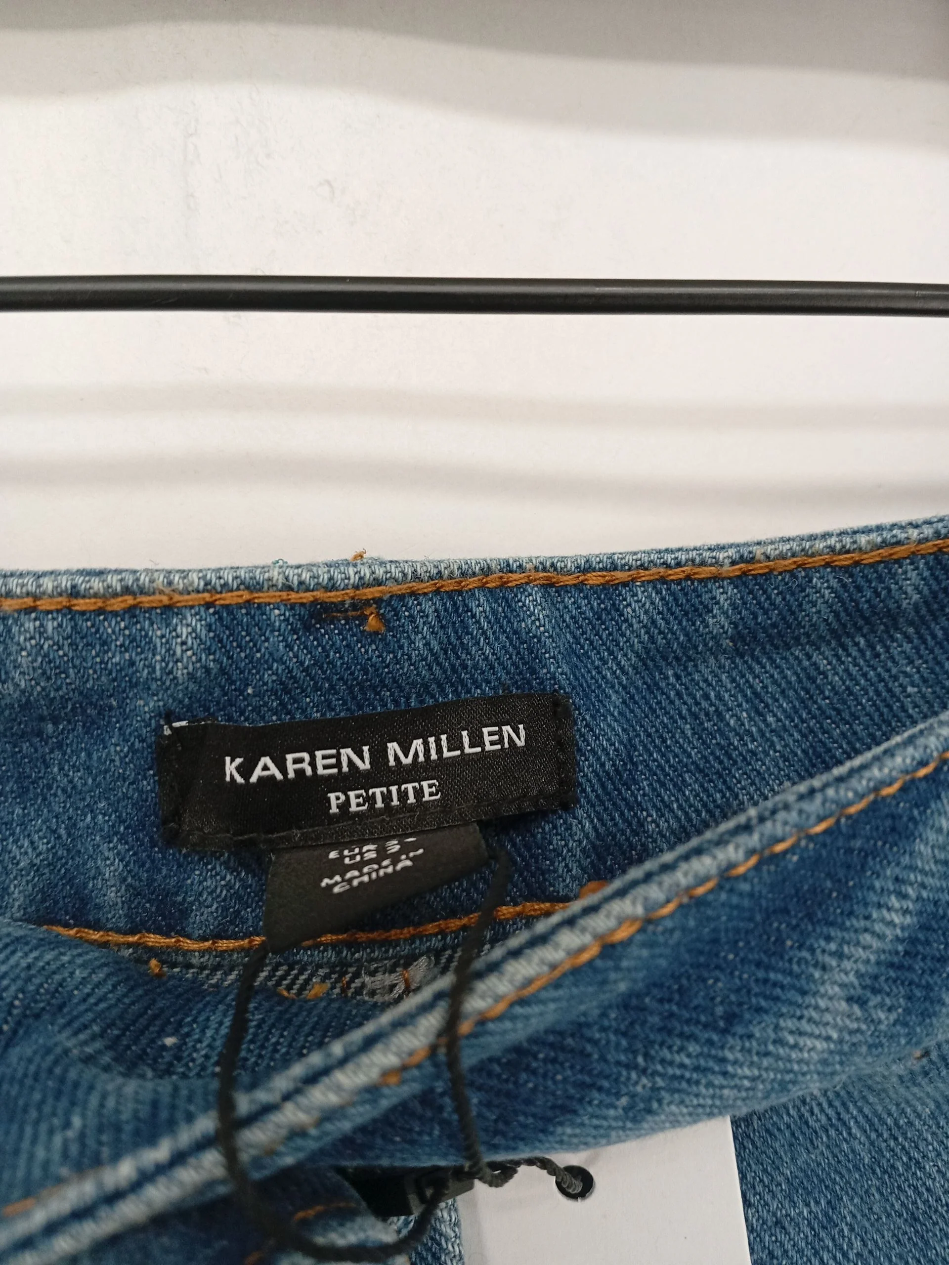 Karen Millen Women's Maxi Skirt UK 6 Blue Cotton New with tags - Image 5