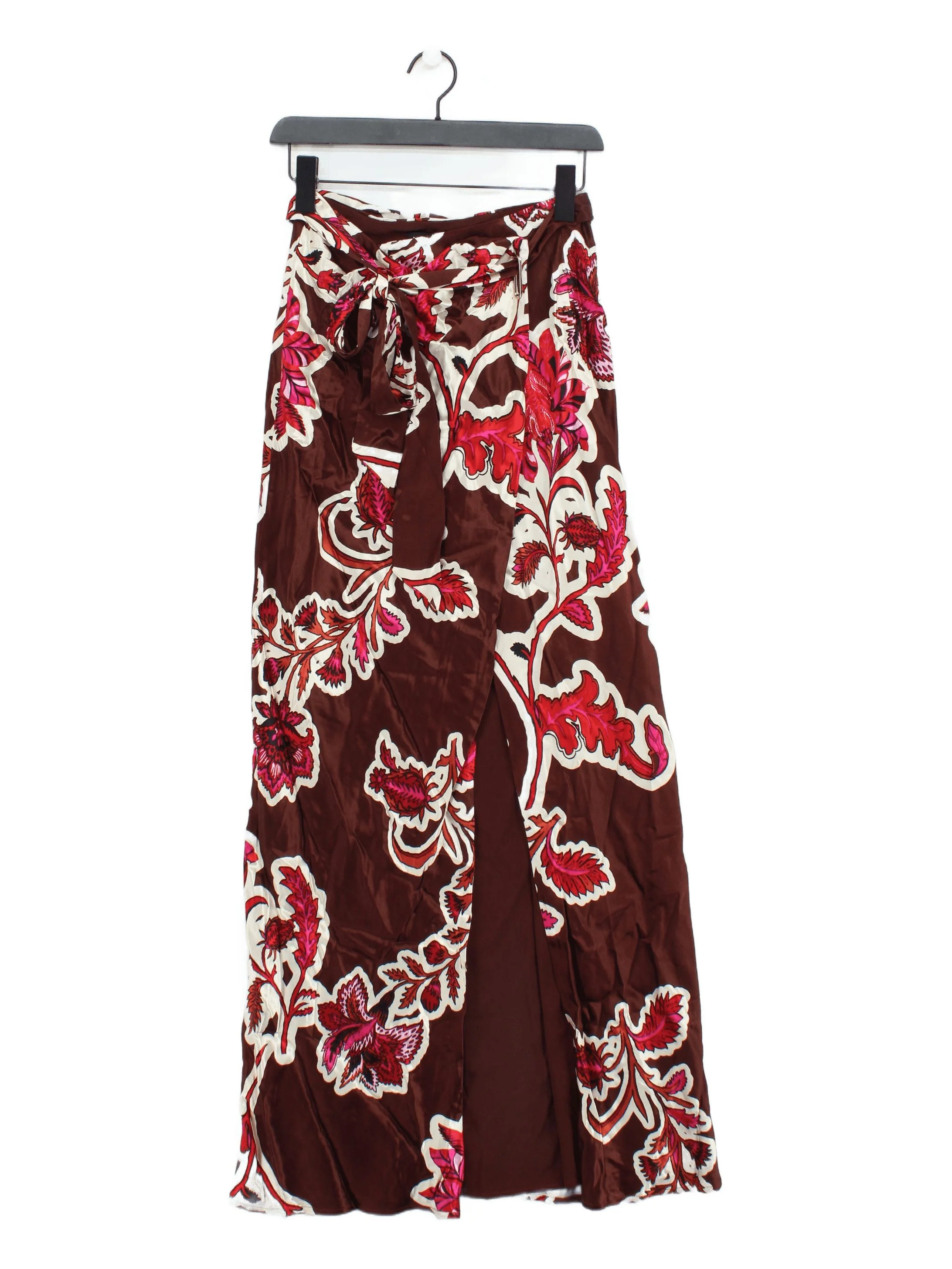 Karen Millen Women's Maxi Skirt UK 8 Brown Viscose New with tags - Image 2