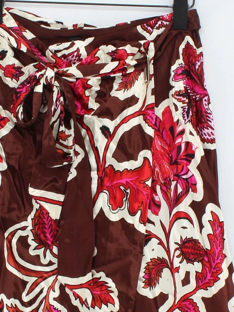 Karen Millen Women's Maxi Skirt UK 8 Brown Viscose New with tags - Image 4