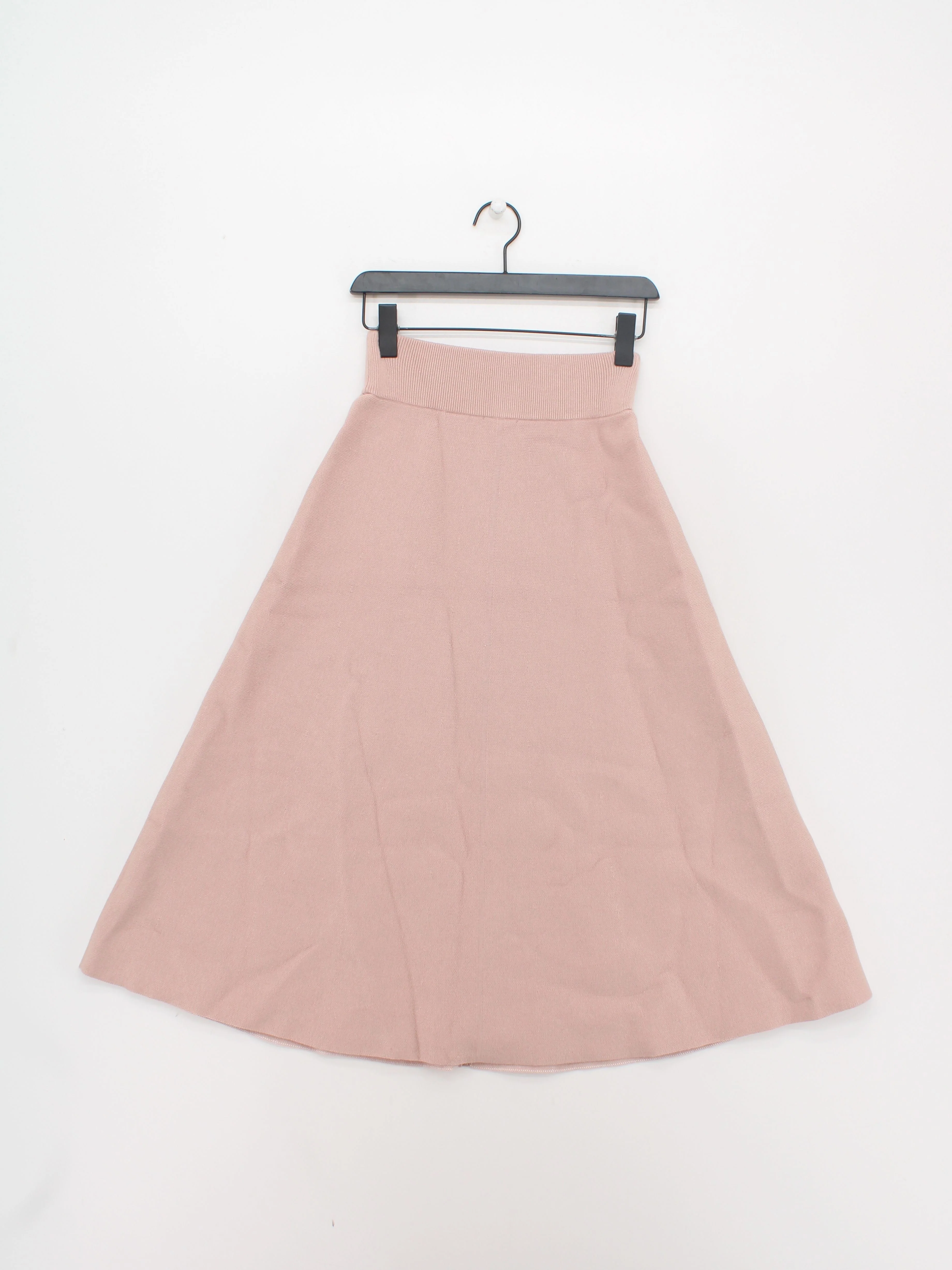 Karen Millen Women's Midi Skirt S Pink Viscose with Polyester, Polyamide A-Line - Image 3