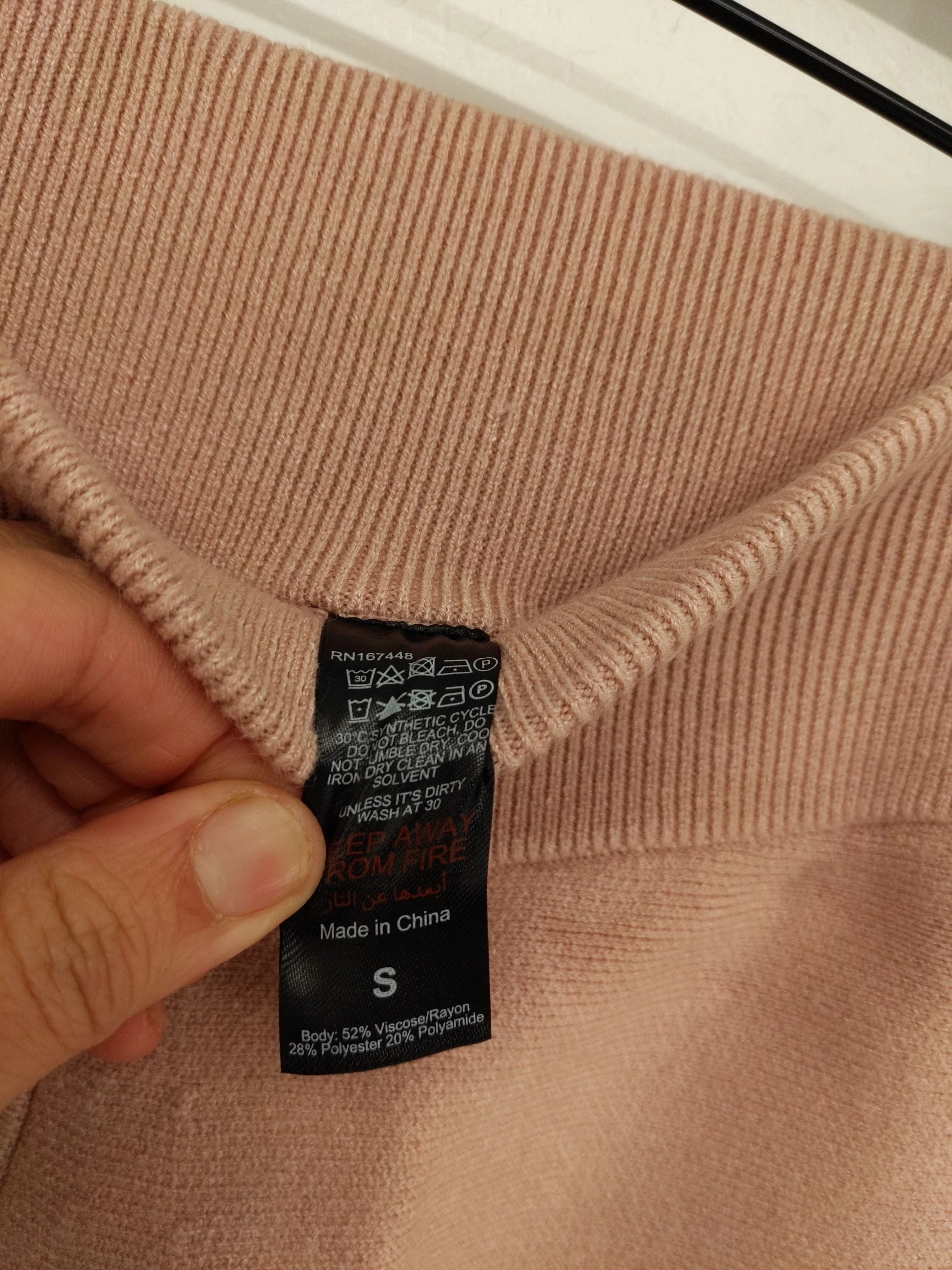 Karen Millen Women's Midi Skirt S Pink Viscose with Polyester, Polyamide A-Line - Image 8
