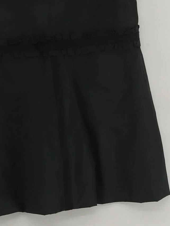 Karen Millen Women's Midi Skirt UK 10 Black Polyester - Image 4