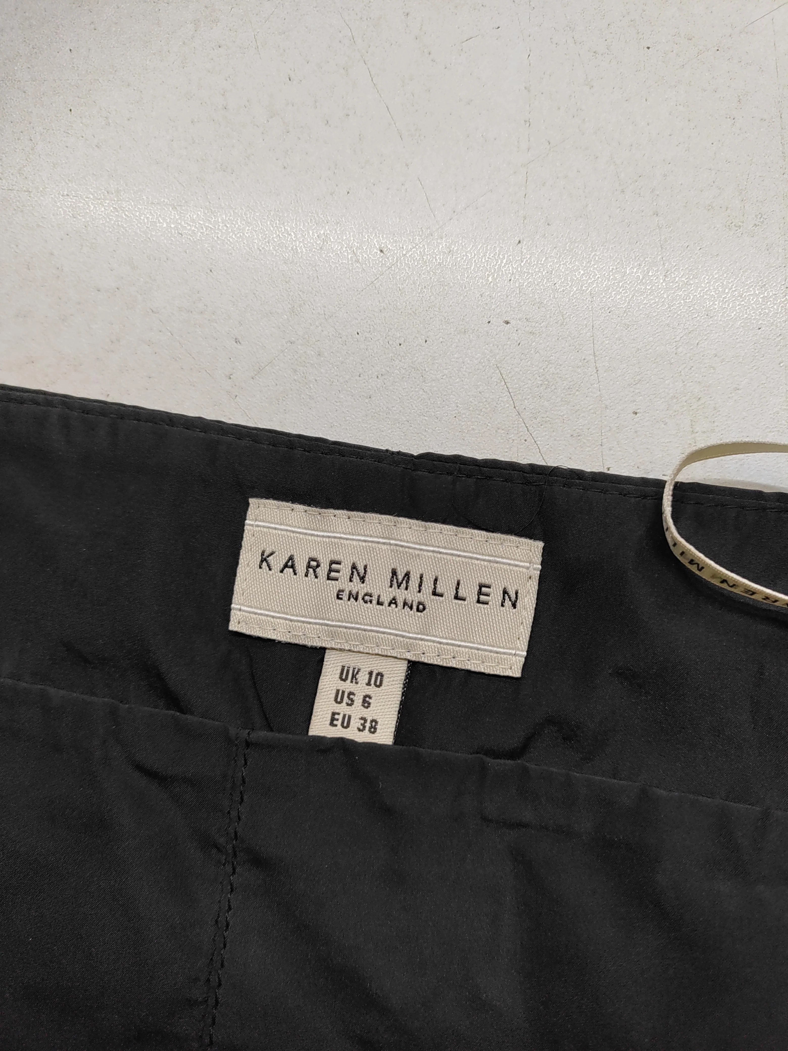 Karen Millen Women's Midi Skirt UK 10 Black Polyester - Image 6