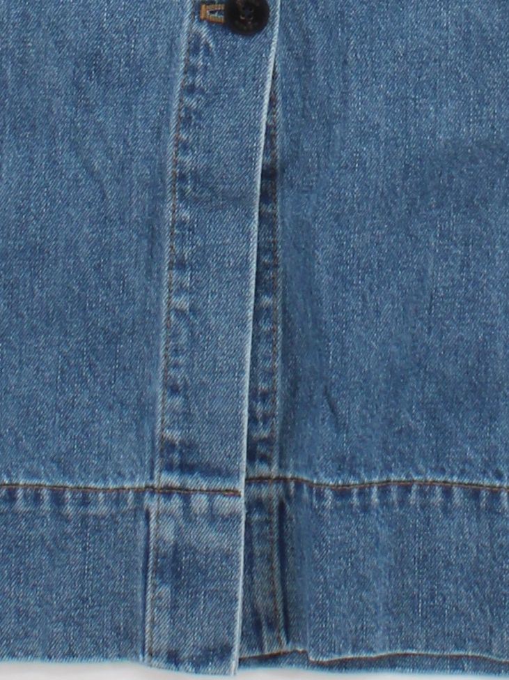 Karen Millen Women's Midi Skirt UK 10 Blue Cotton New with tags - Image 4