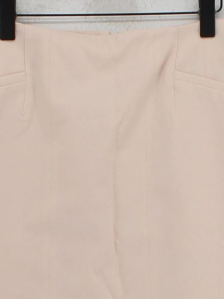 Karen Millen Women's Midi Skirt UK 10 Cream Polyester - Image 3