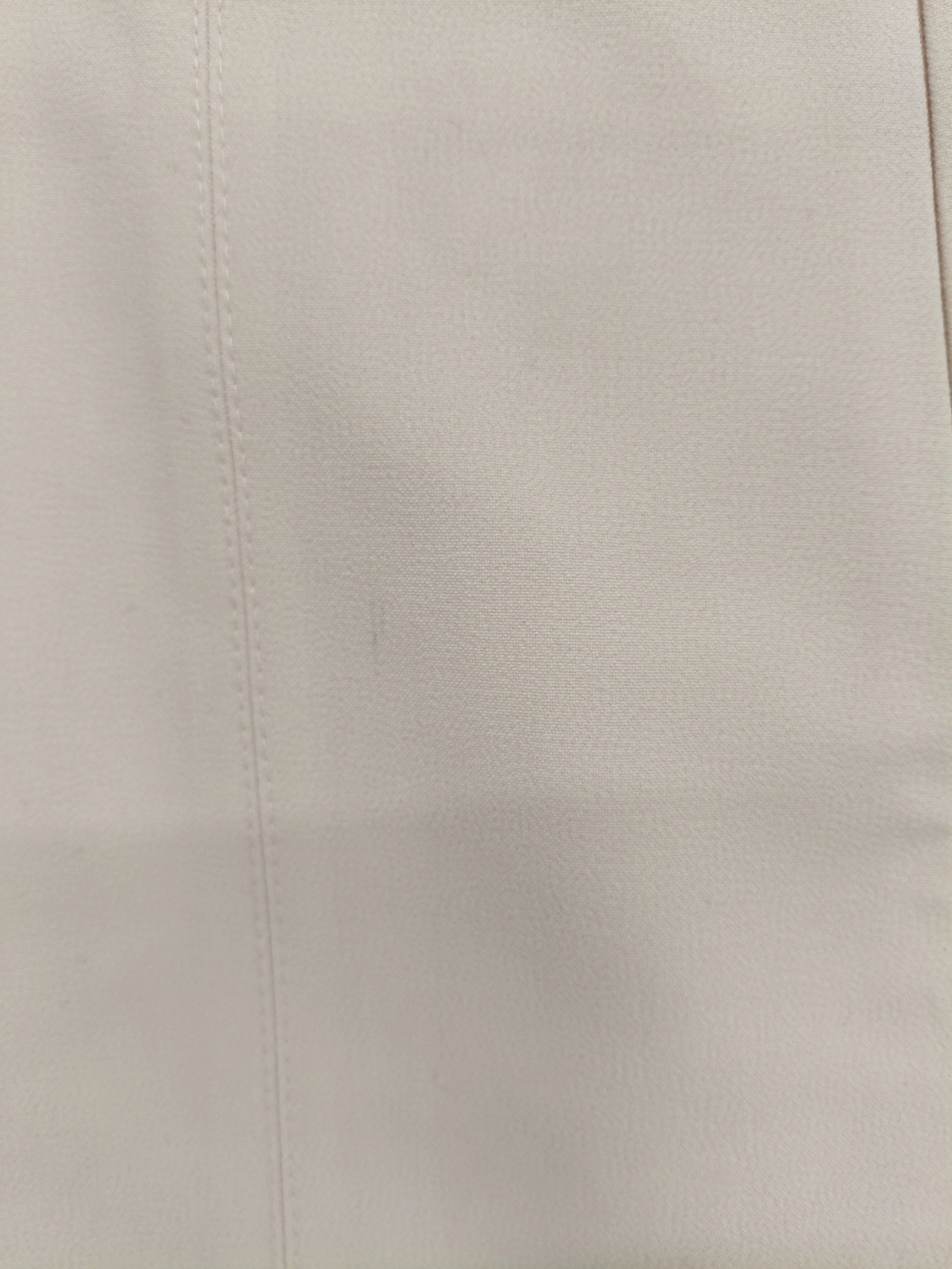 Karen Millen Women's Midi Skirt UK 10 Cream Polyester - Image 6