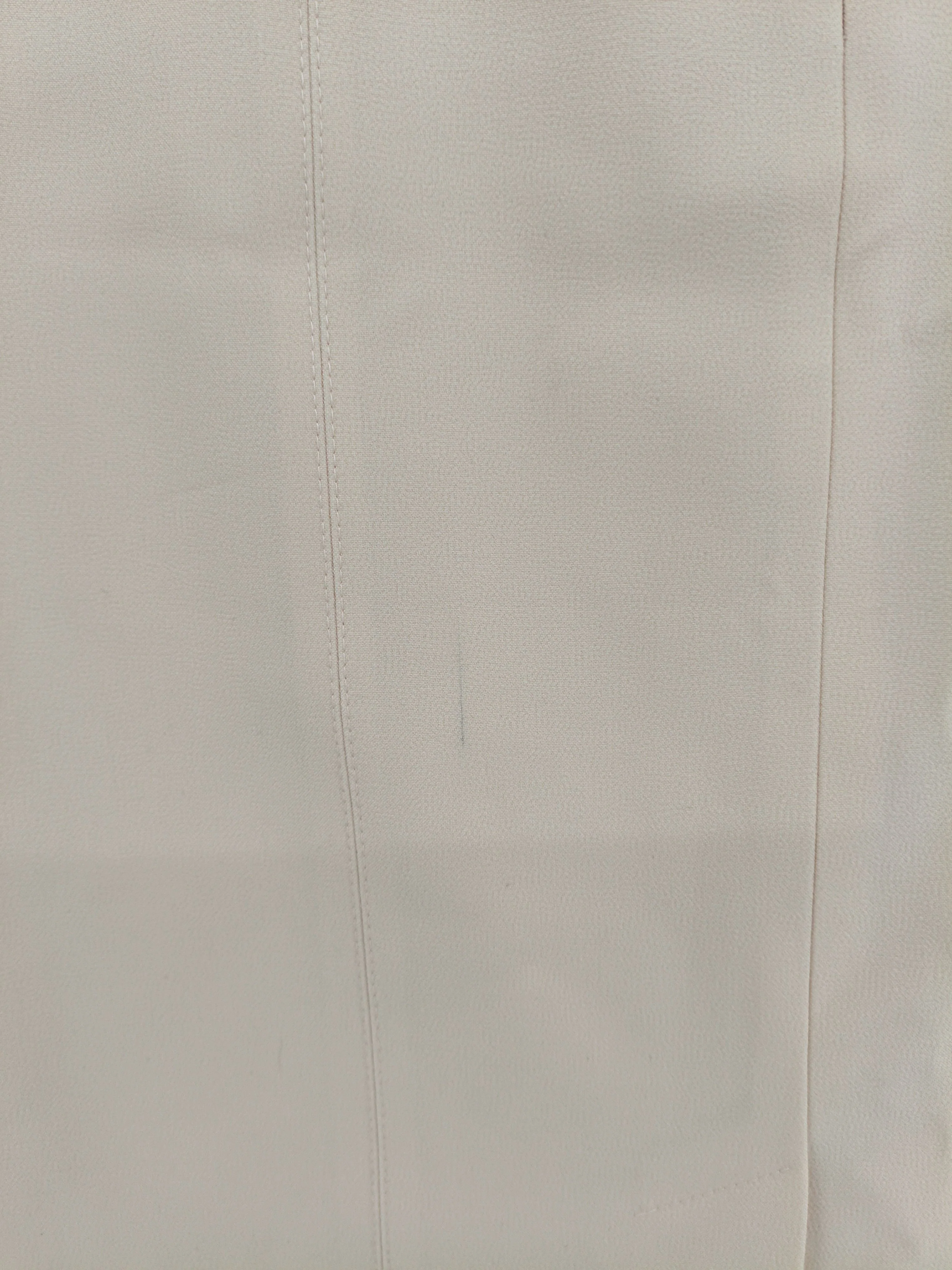 Karen Millen Women's Midi Skirt UK 10 Cream Polyester - Image 7