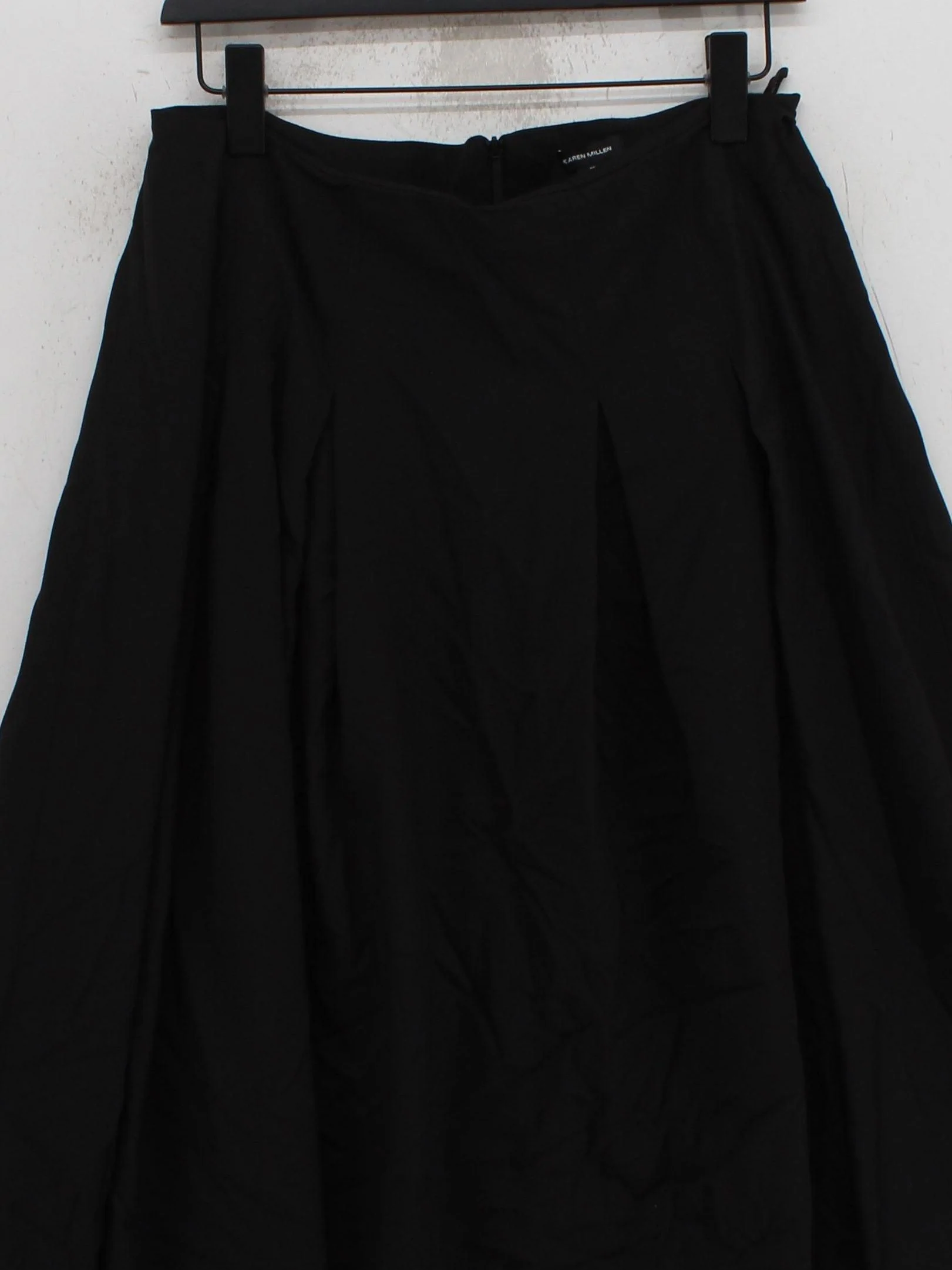 Karen Millen Women's Midi Skirt UK 12 Black Polyester New with tags - Image 3