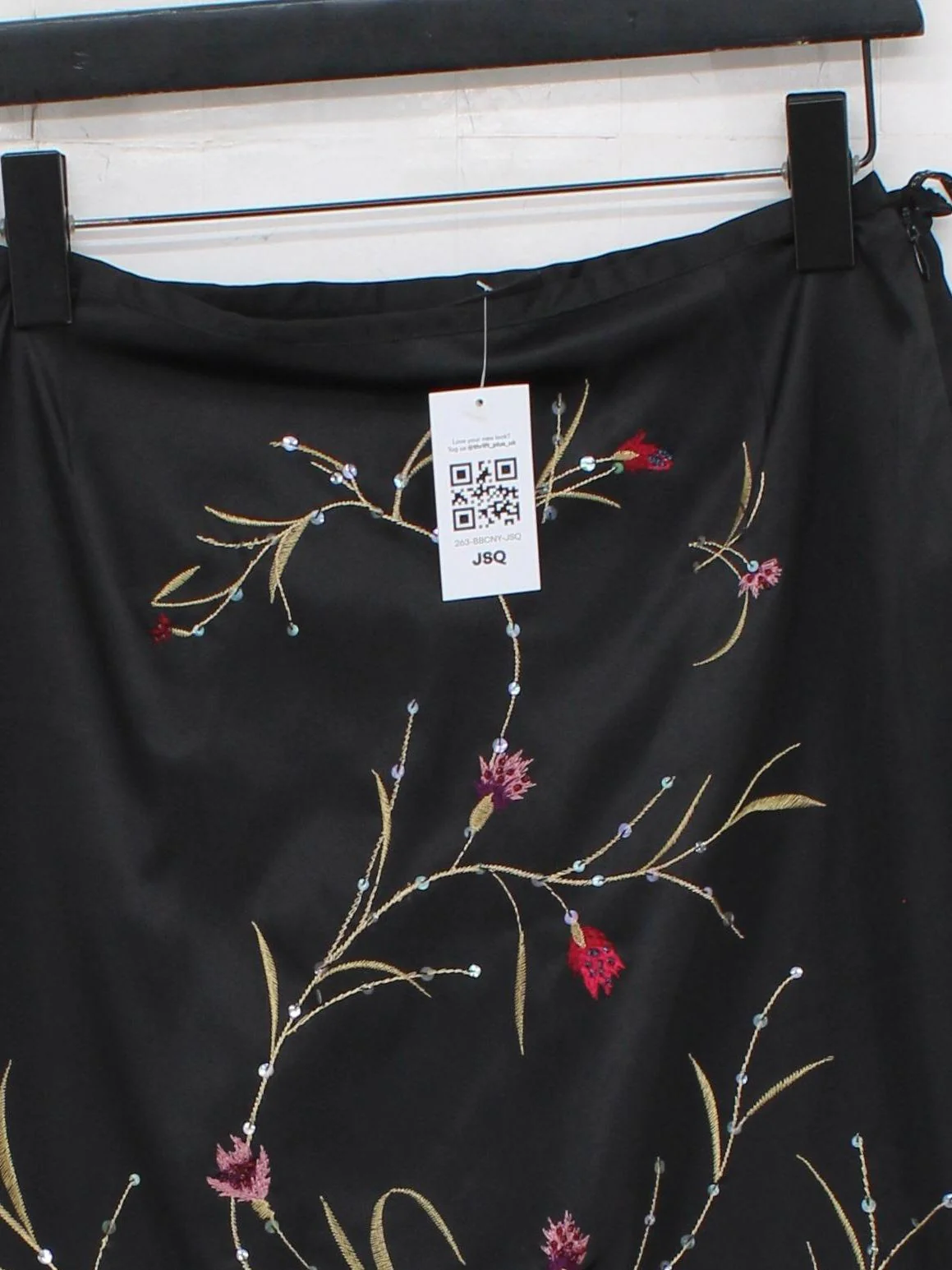 Karen Millen Women's Midi Skirt UK 12 Black Polyester with Elastane A-Line - Image 3