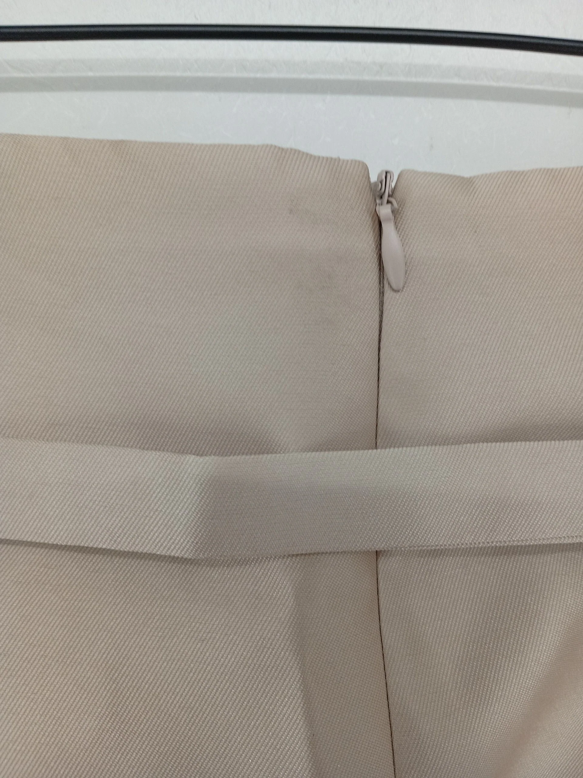 Karen Millen Women's Midi Skirt UK 12 Tan 100% Polyester Midi Straight & Pencil - Image 6