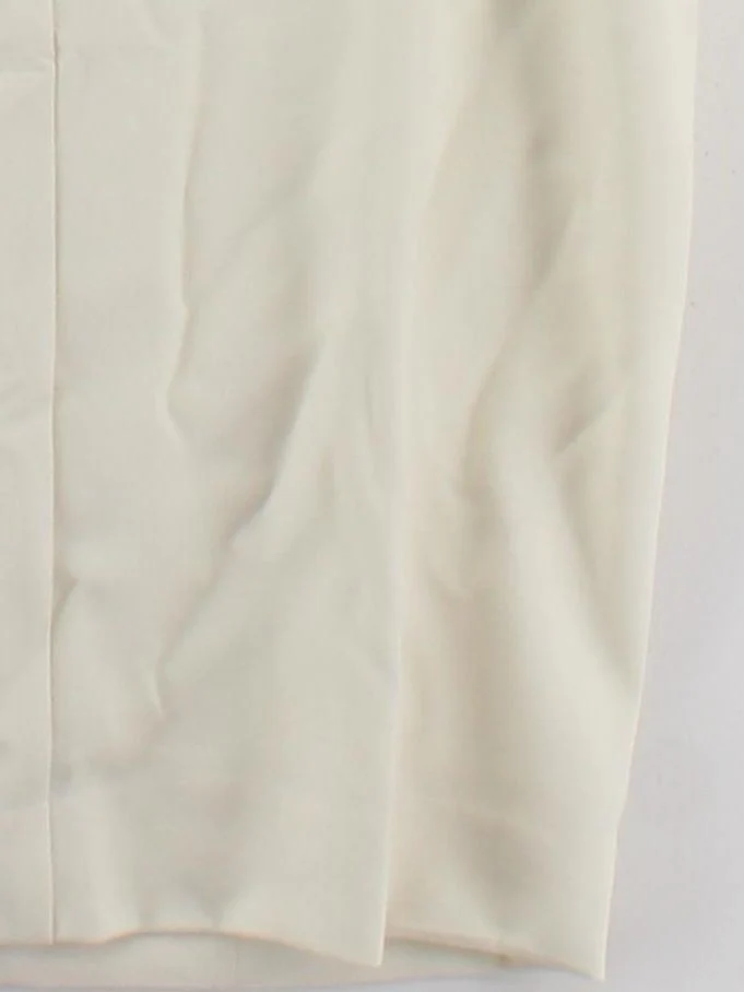 Karen Millen Women's Midi Skirt UK 14 Cream Polyester - Image 4
