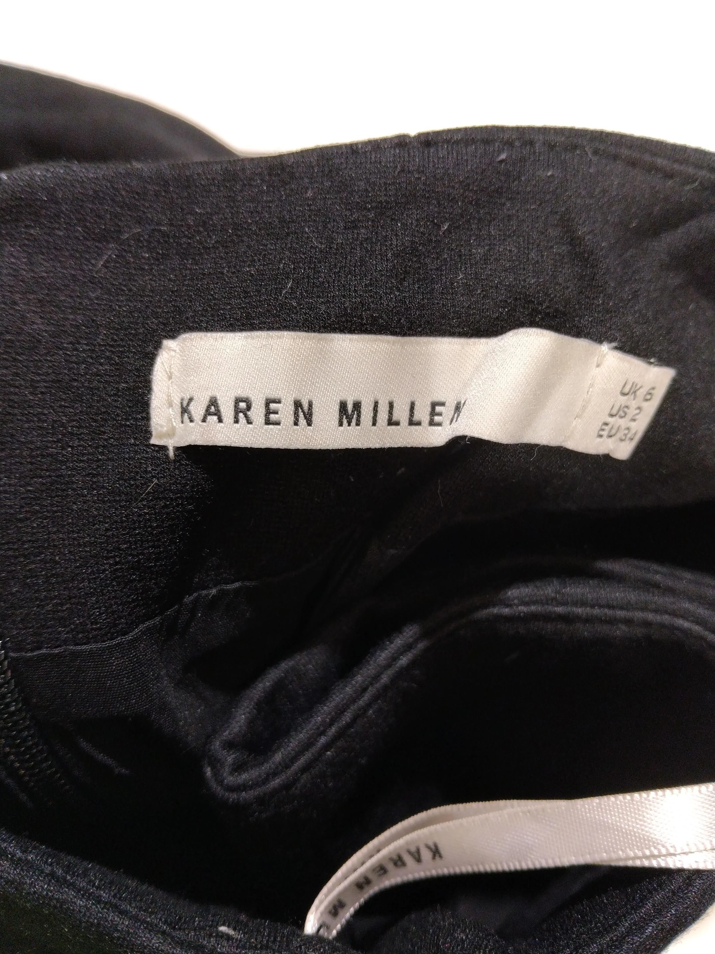 Karen Millen Women's Midi Skirt UK 6 Black Viscose - Image 5