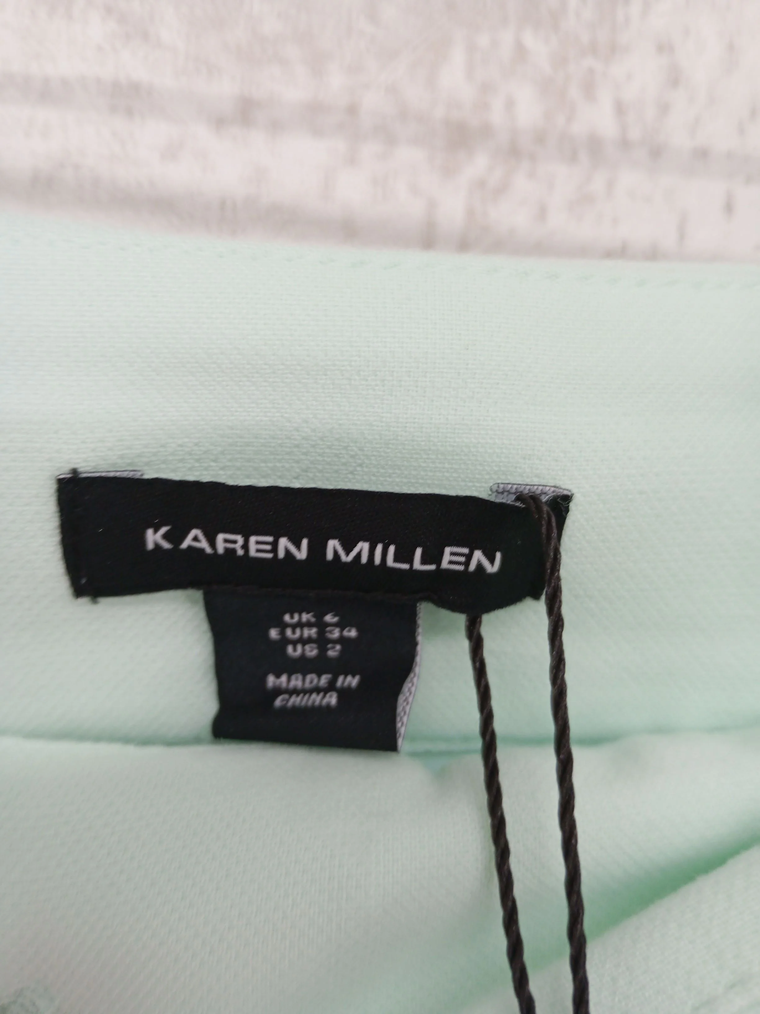 Karen Millen Women's Midi Skirt UK 6 Green Polyester - Image 6