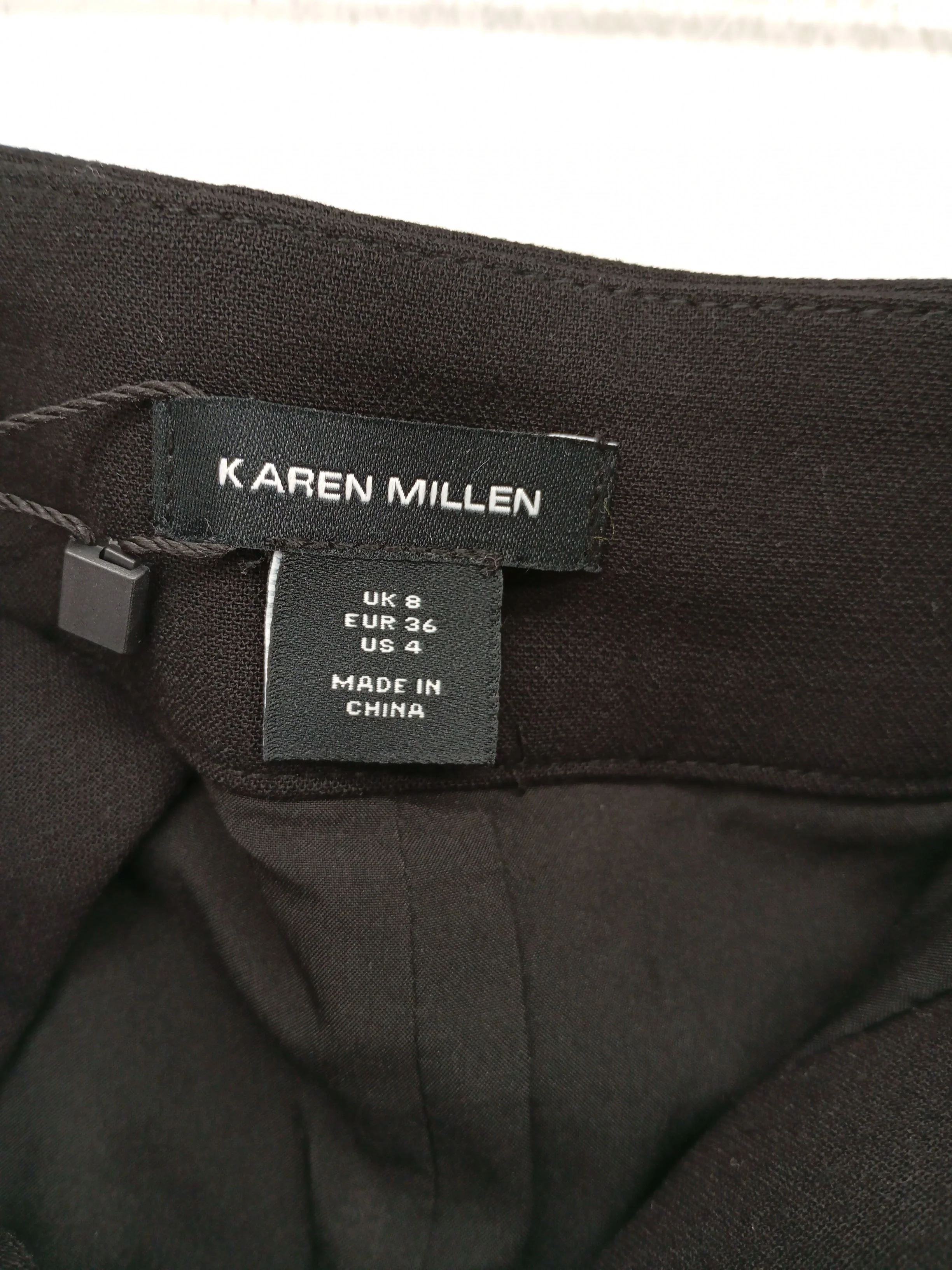Karen Millen Women's Midi Skirt UK 8 Black Polyester New with tags - Image 5