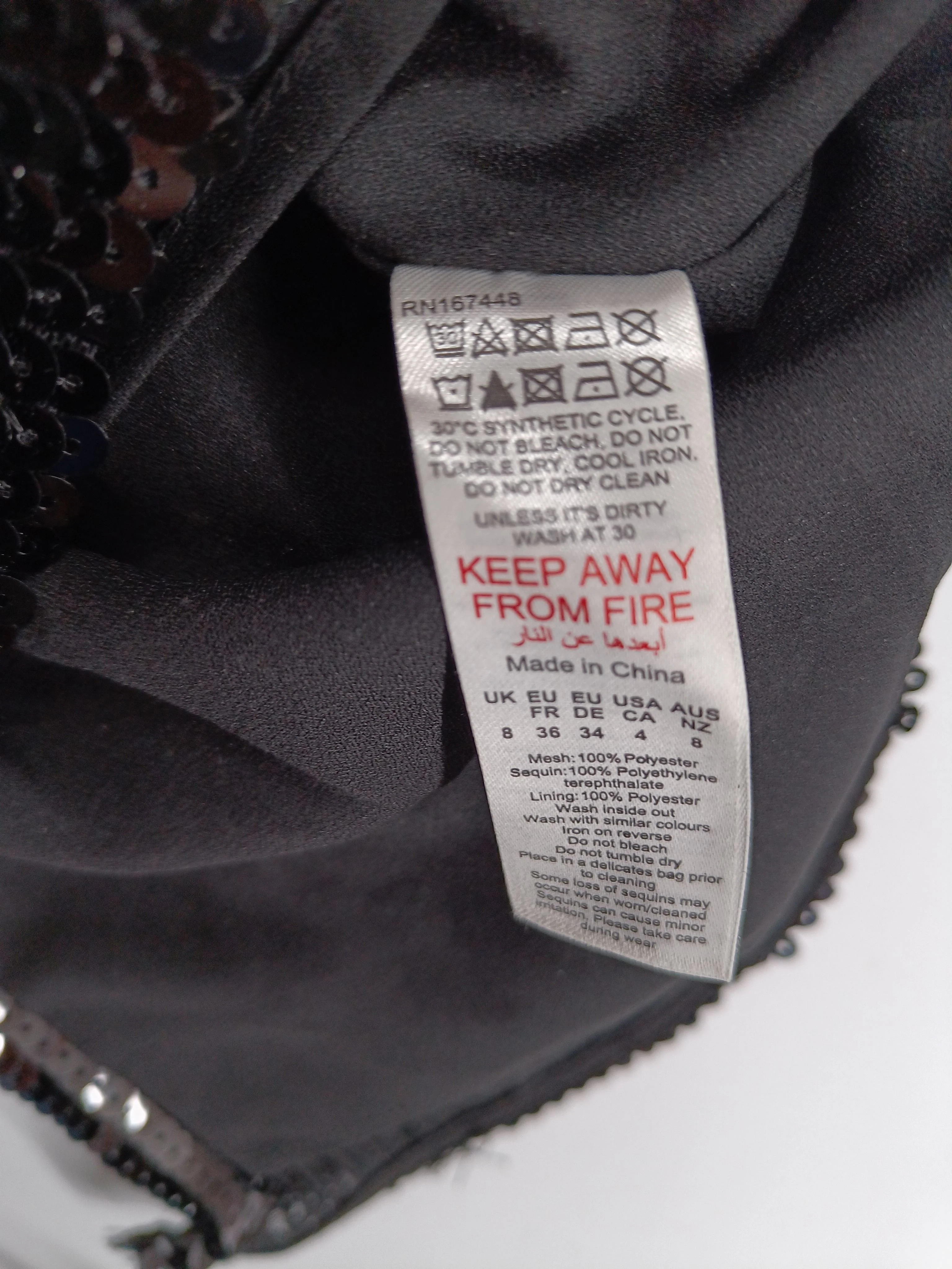 Karen Millen Women's Midi Skirt UK 8 Black Polyester New with tags - Image 7