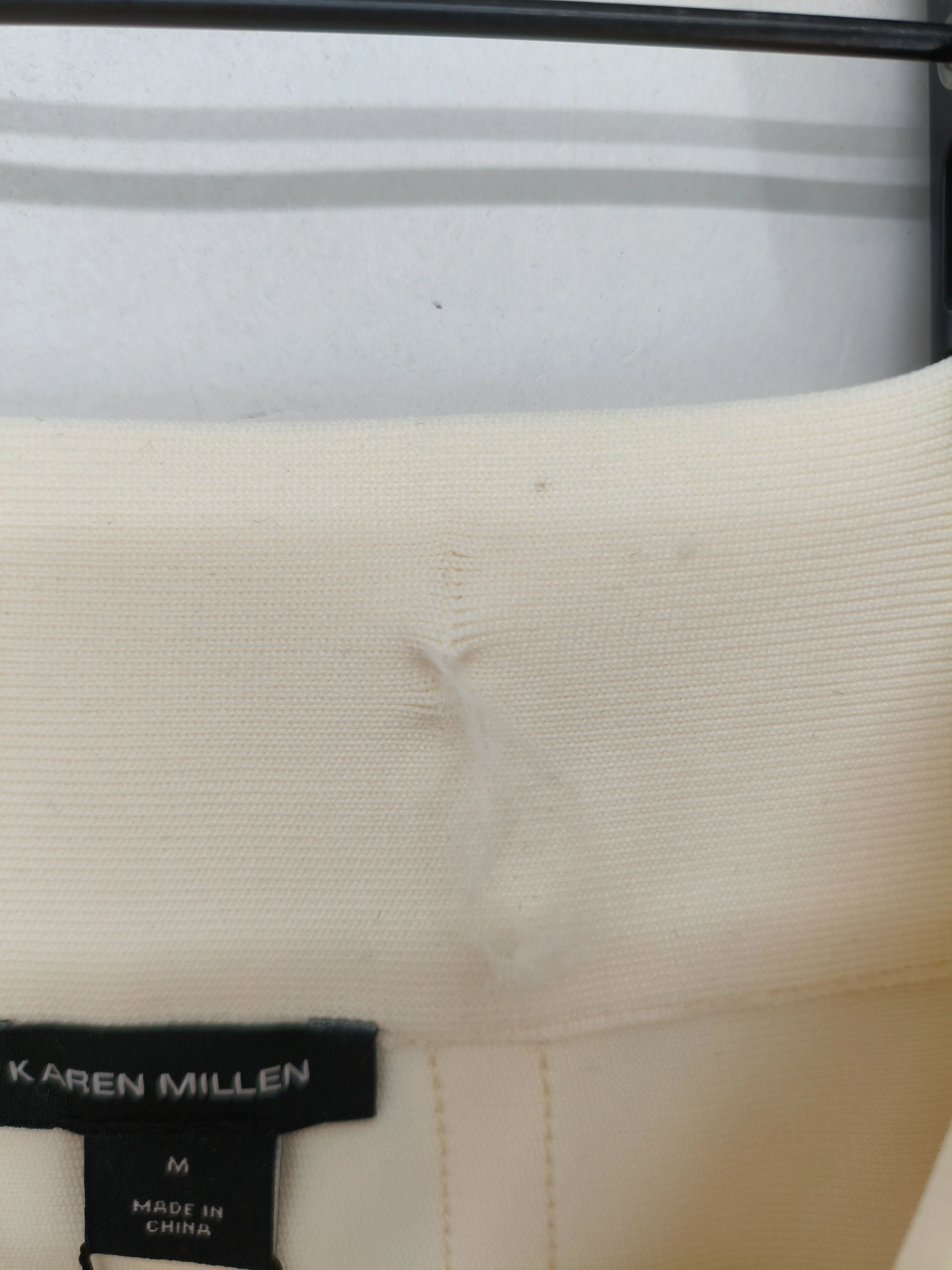 Karen Millen Women's Mini Skirt M Cream 100% Polyester Short Mini - Image 5