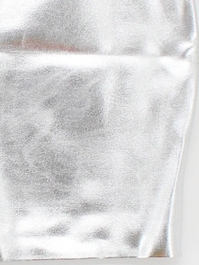 Karen Millen Women's Mini Skirt M Silver Polyester New with tags - Image 4