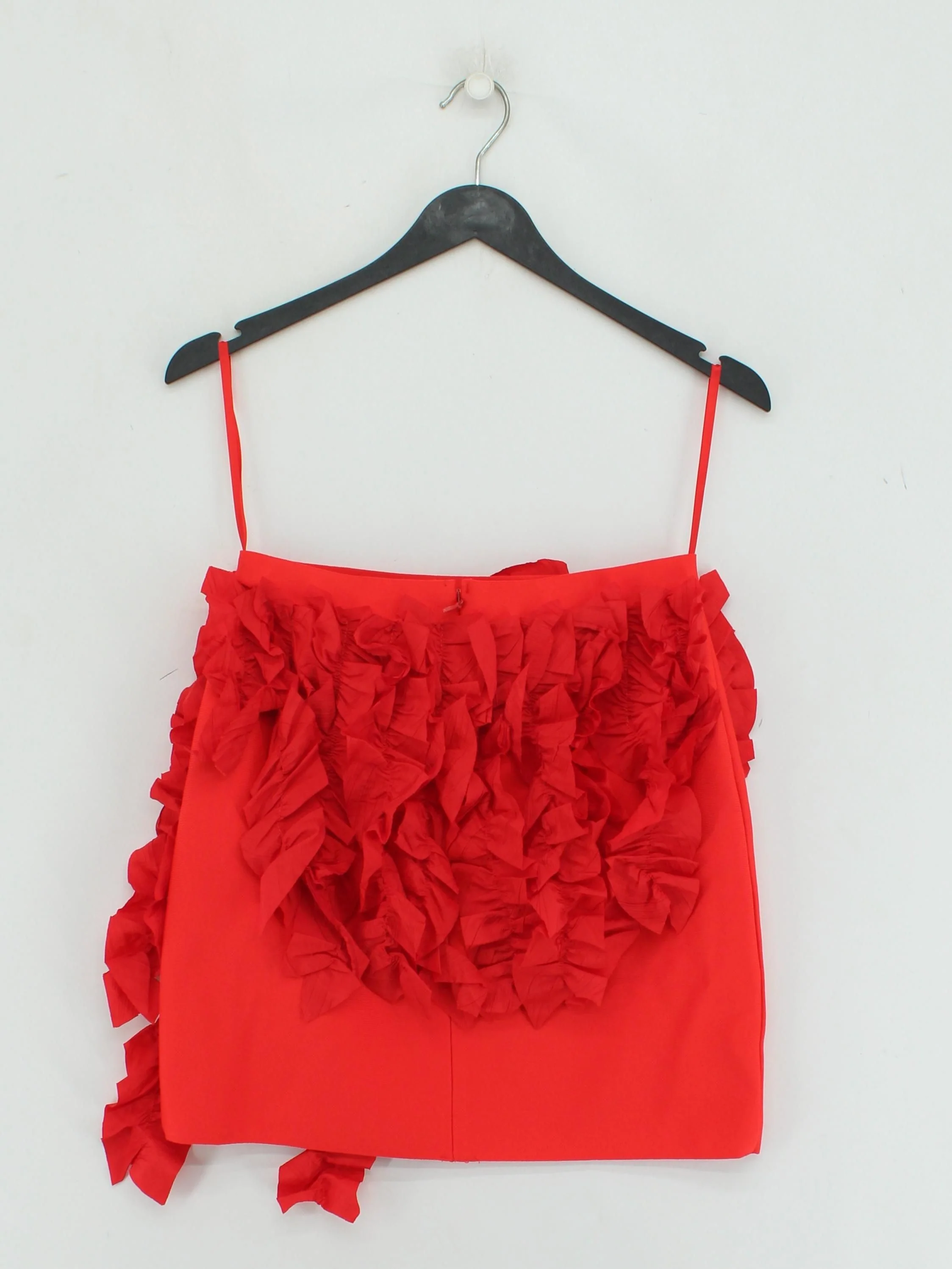 Karen Millen Women's Mini Skirt S Red Floral 100% Other Short Mini - Image 2