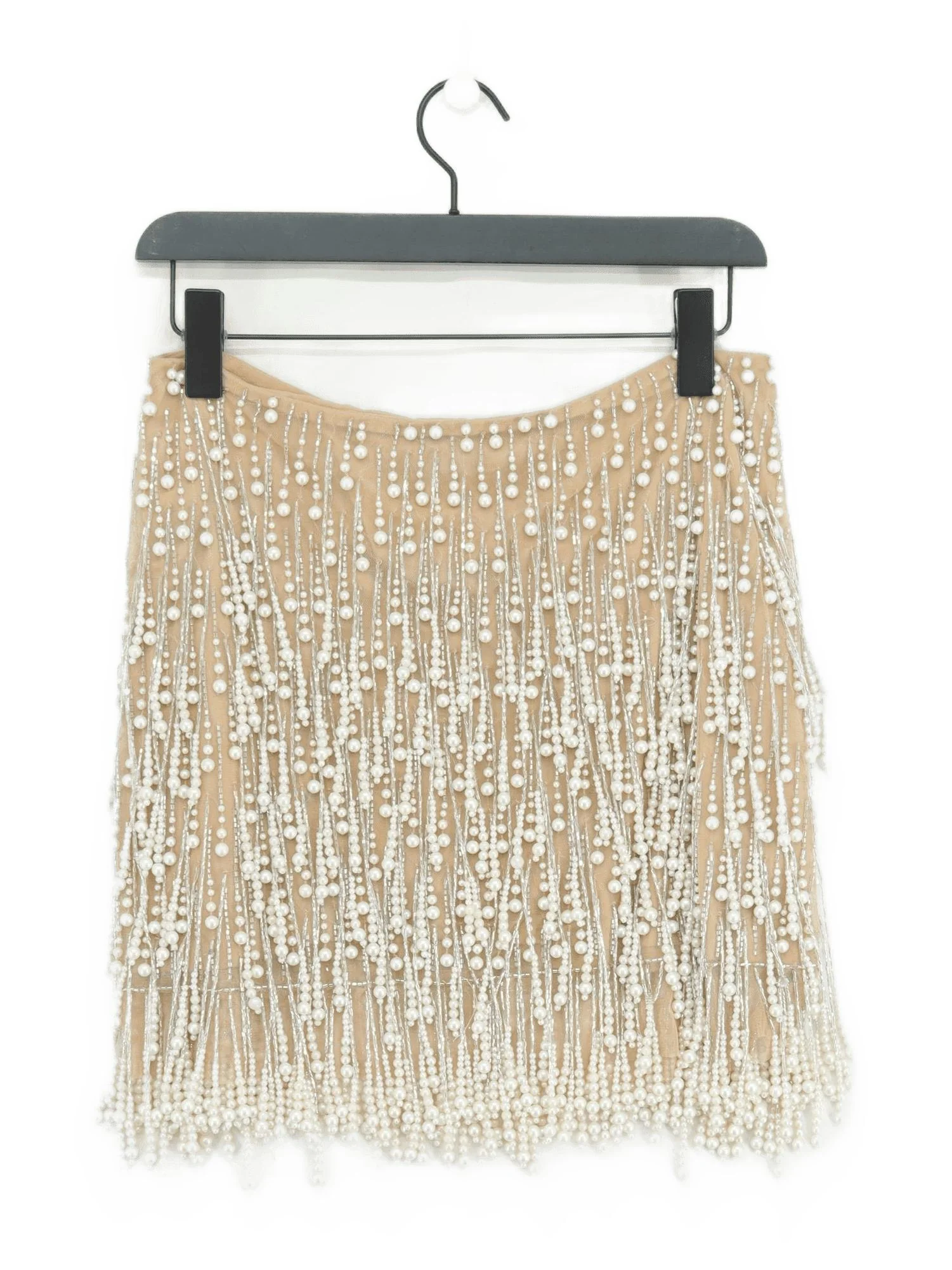 Karen Millen Women's Mini Skirt UK 10 Tan 100% Polyester Mini New with tags