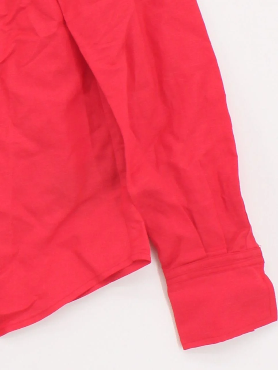 Karen Millen Women's Shirt UK 12 Red Linen with Viscose Basic - Image 4