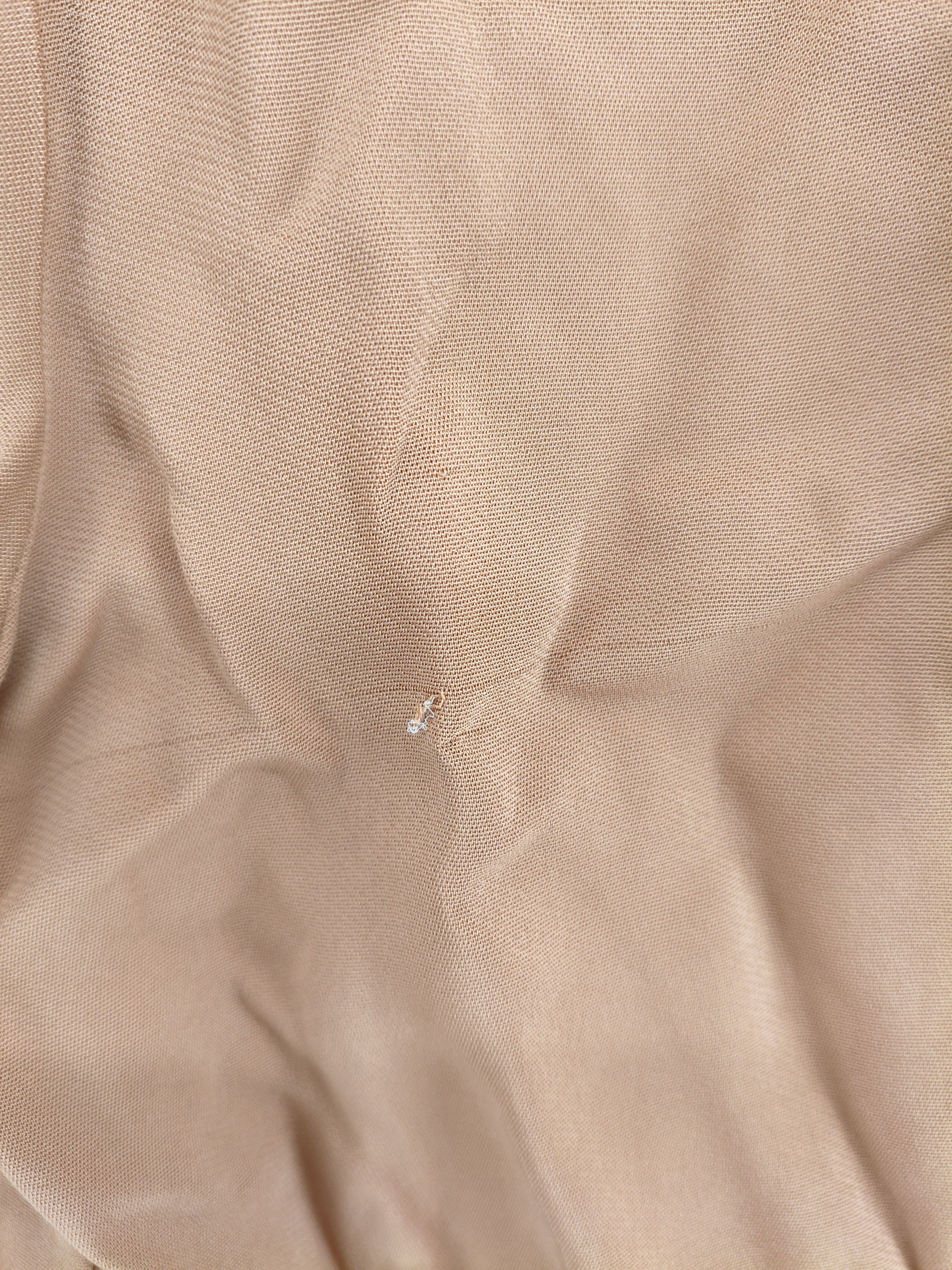 Karen Millen Women's Shirt UK 12 Tan 100% Other Long Sleeve Collared Basic - Image 5