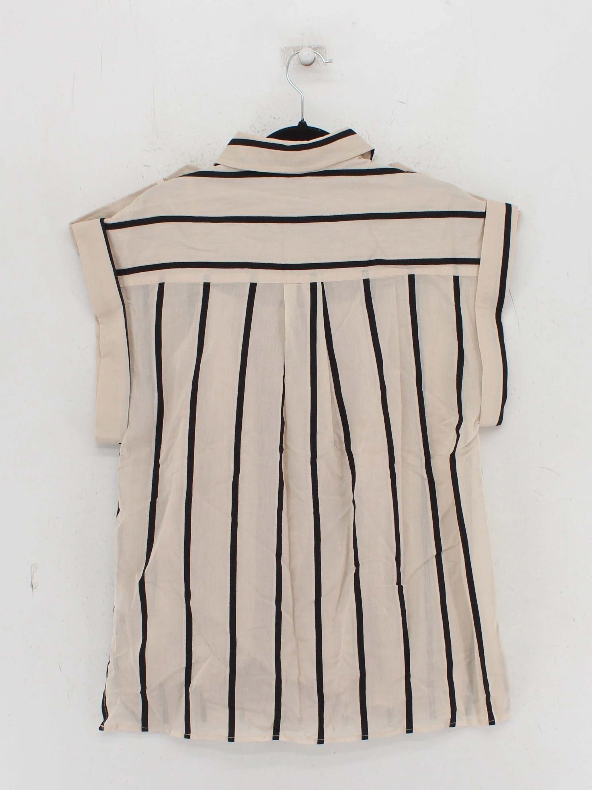 Karen Millen Women's Shirt UK 6 Cream Cotton with Polyamide Basic New with tags - Image 2