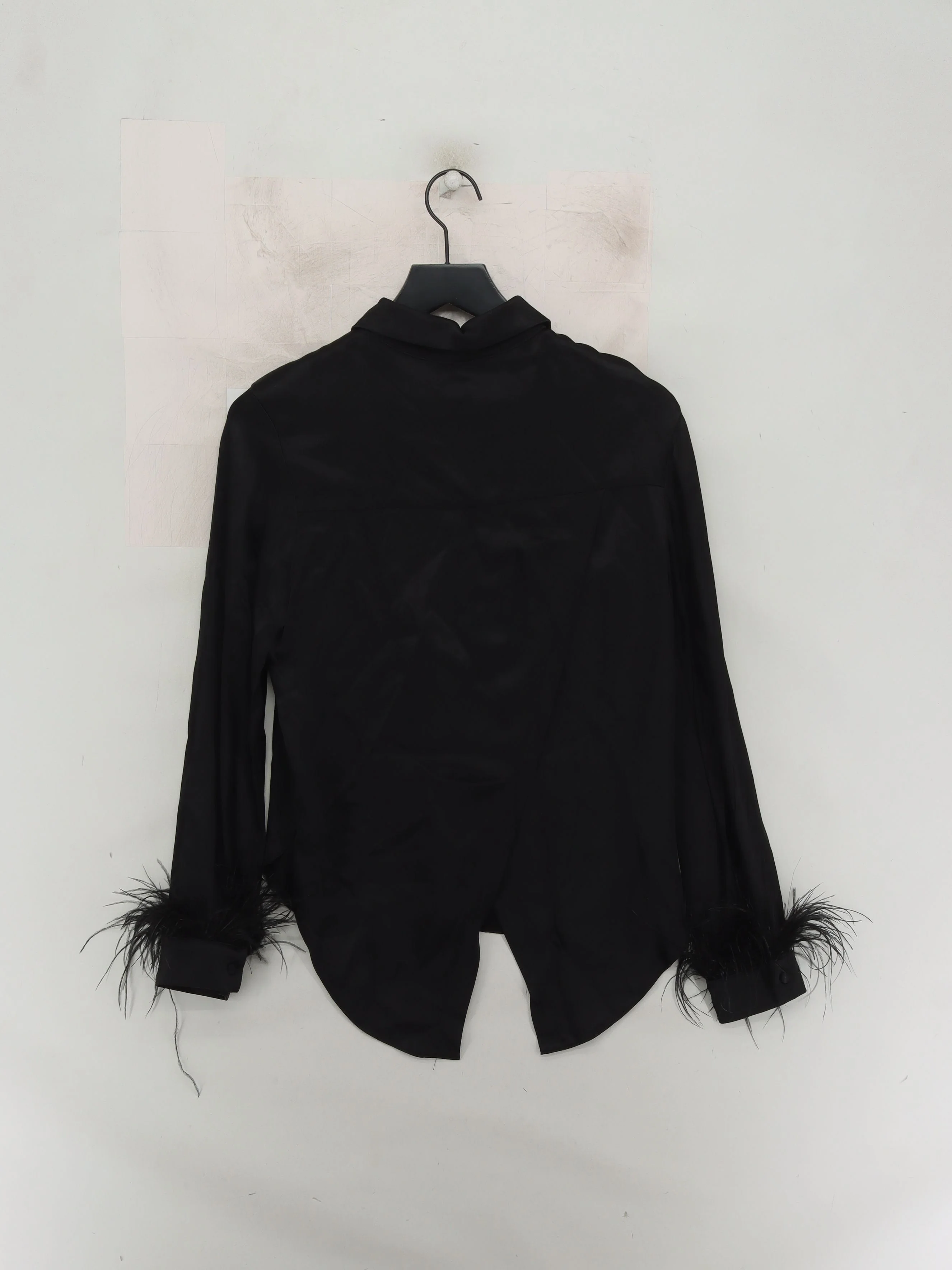 Karen Millen Women's Shirt UK 8 Black Viscose with Other Basic - Image 2