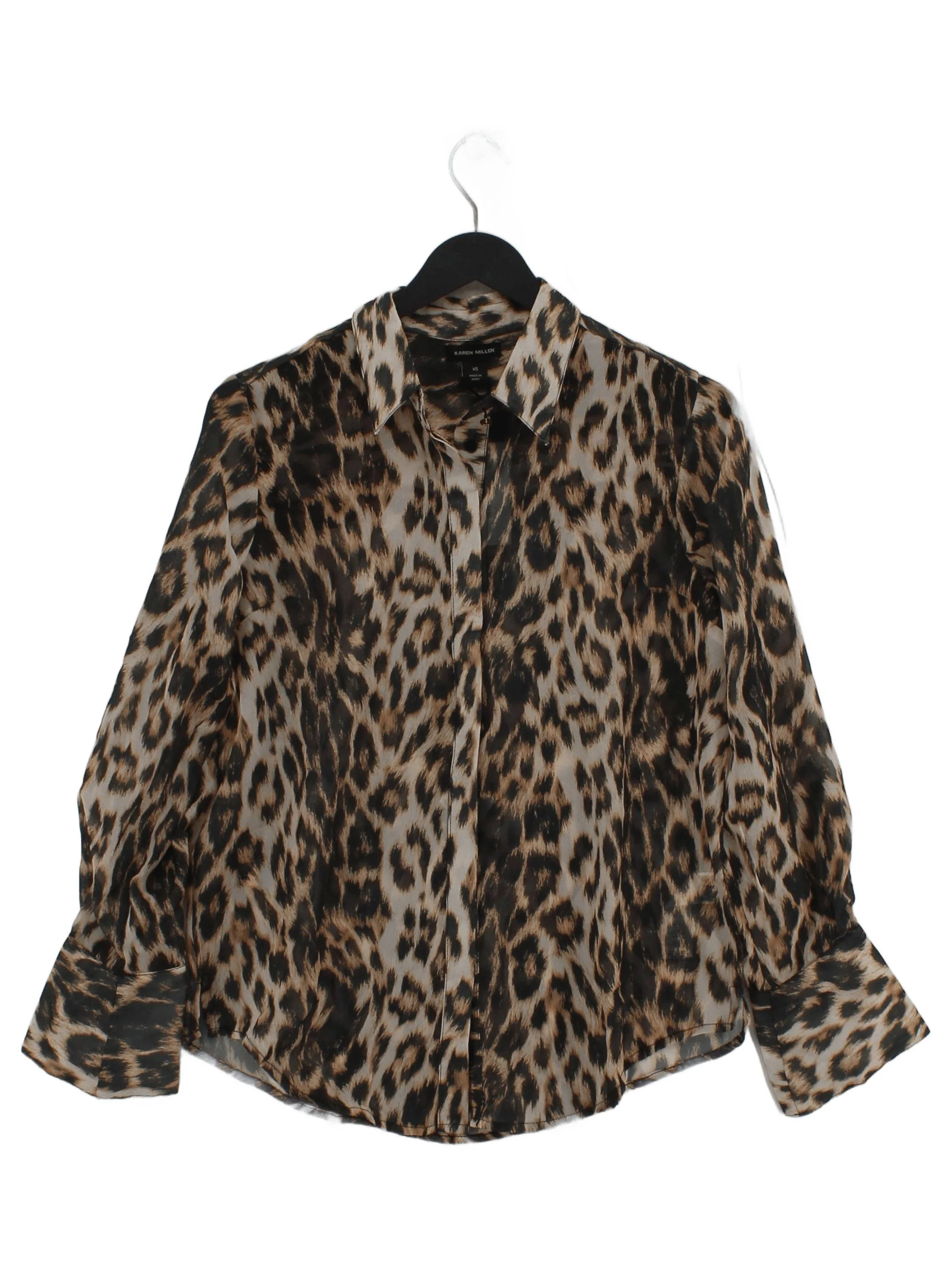 Karen Millen Women's Shirt XS Multi 100% Polyester Basic