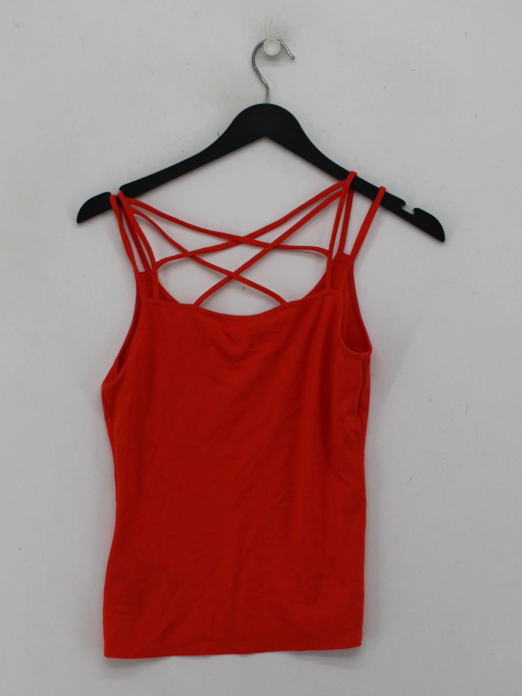 Karen Millen Women's T-Shirt UK 8 Orange Viscose - Image 2