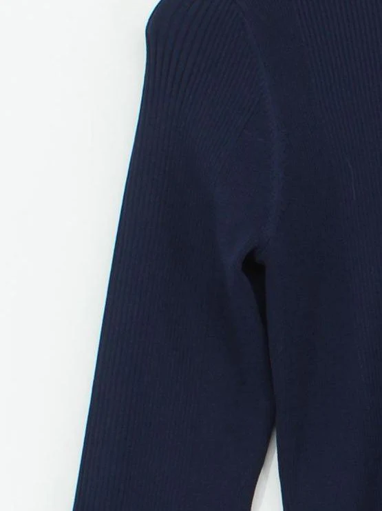 Karen Millen Women's Top L Blue Polyamide with Viscose Basic - Image 4