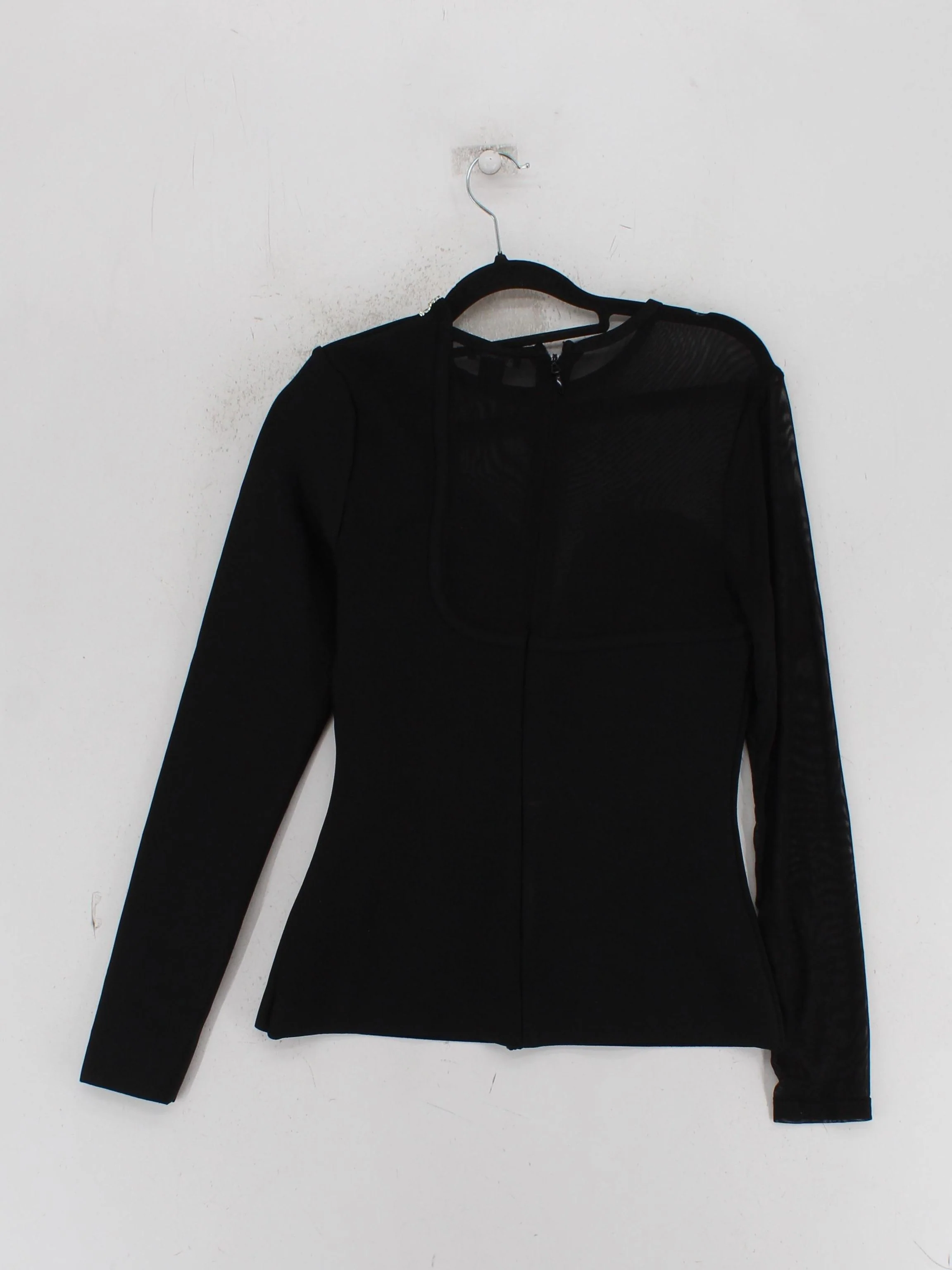 Karen Millen Women's Top S Black Polyester with Elastane Basic - Image 2
