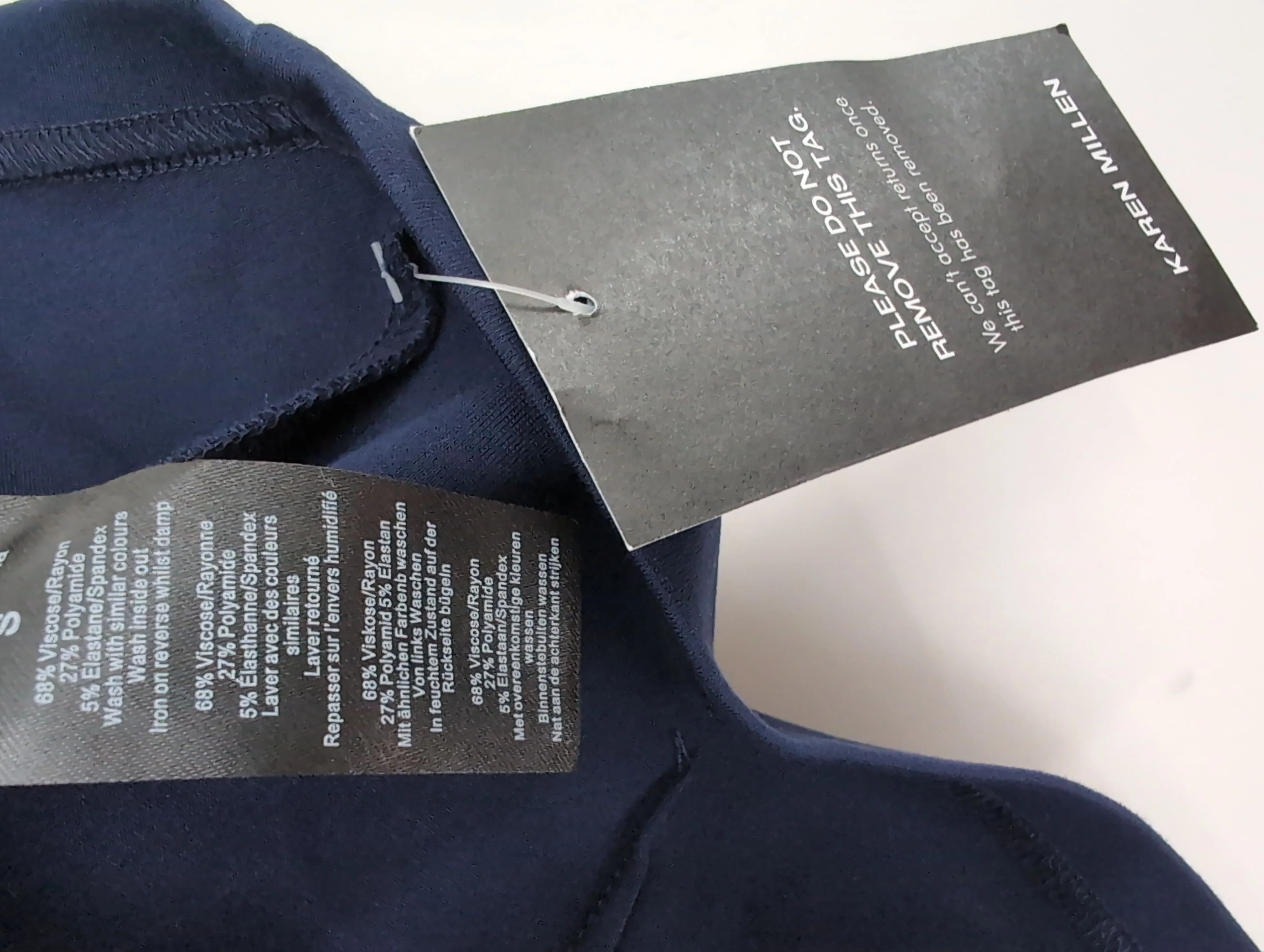 Karen Millen Women's Top S Blue Viscose New with tags - Image 7