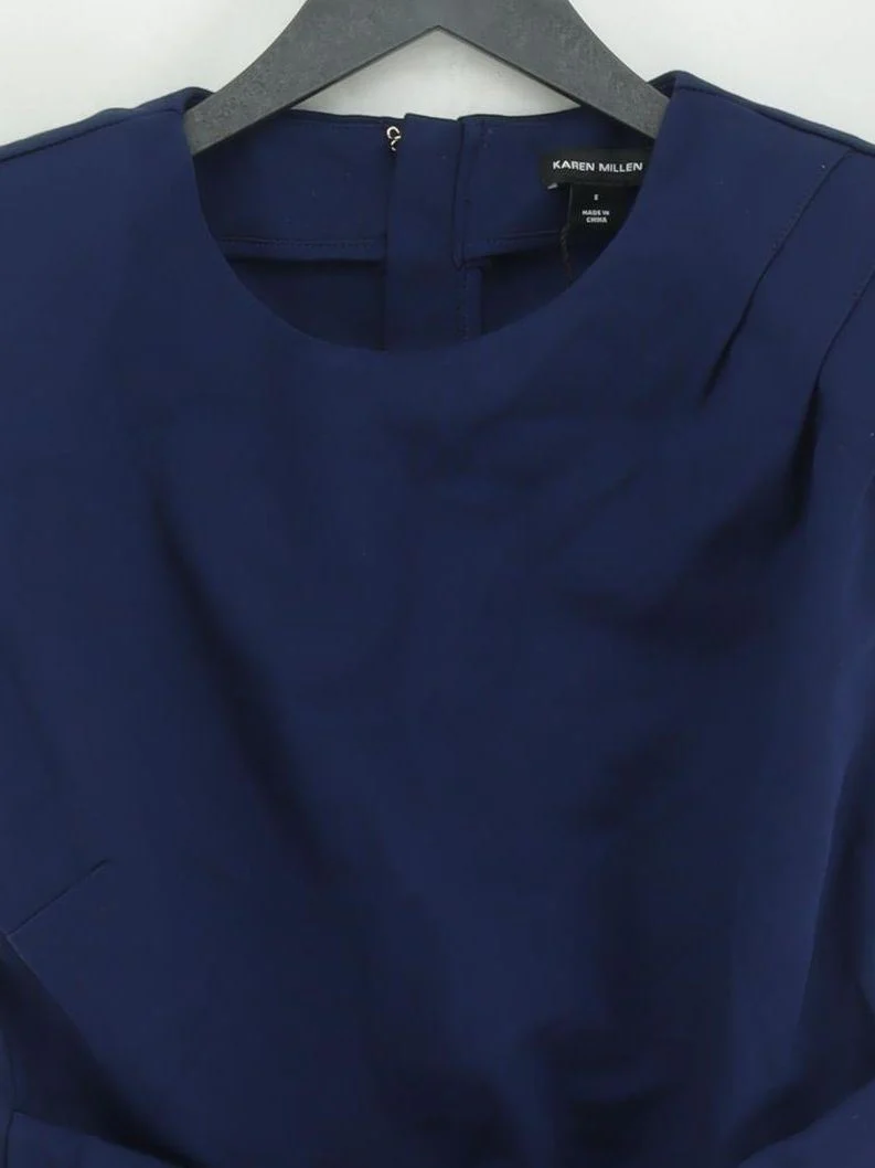 Karen Millen Women's Top S Blue Viscose New with tags - Image 4