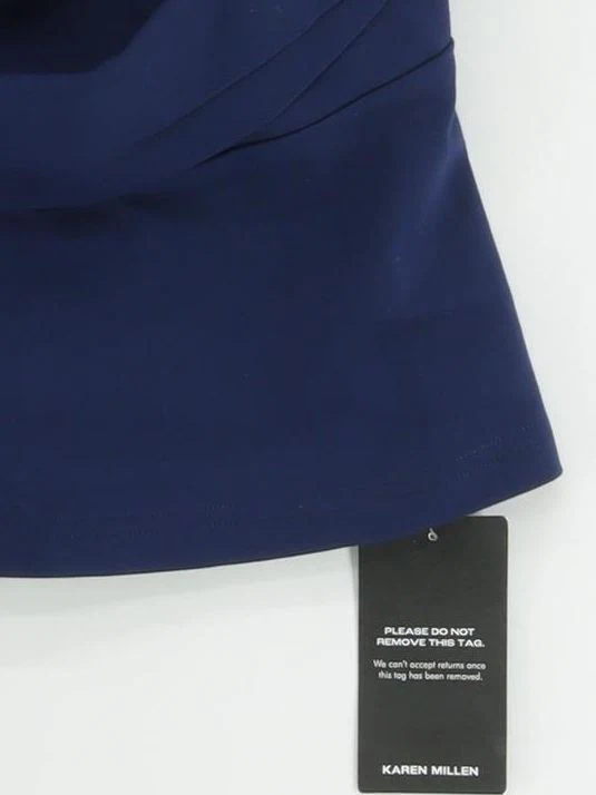 Karen Millen Women's Top S Blue Viscose New with tags - Image 5