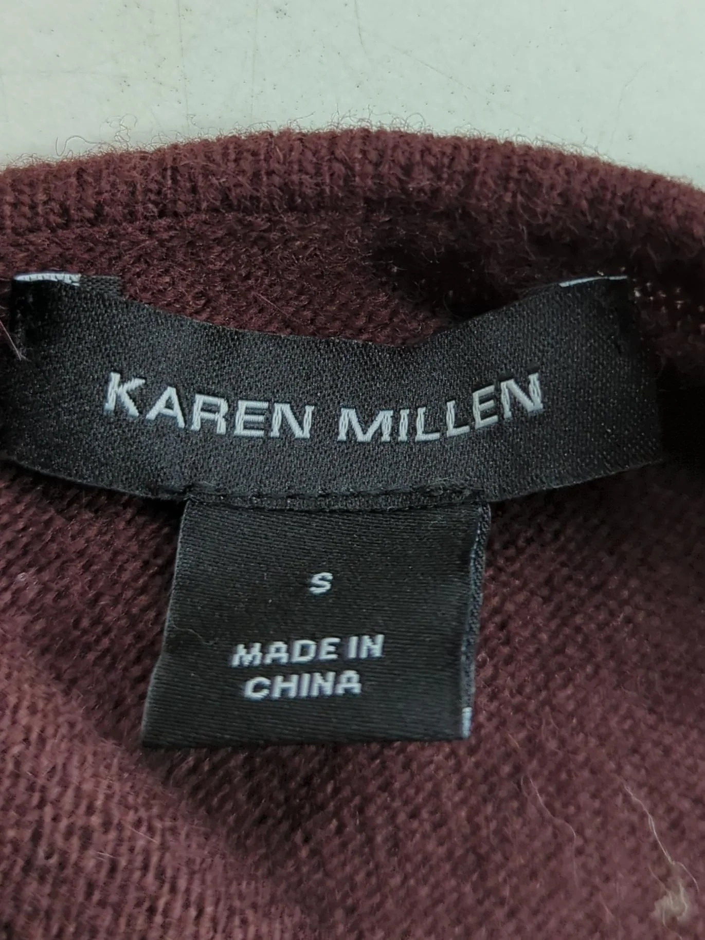 Karen Millen Women's Top S Brown Viscose with Polyamide, Wool, Other Basic - Image 6