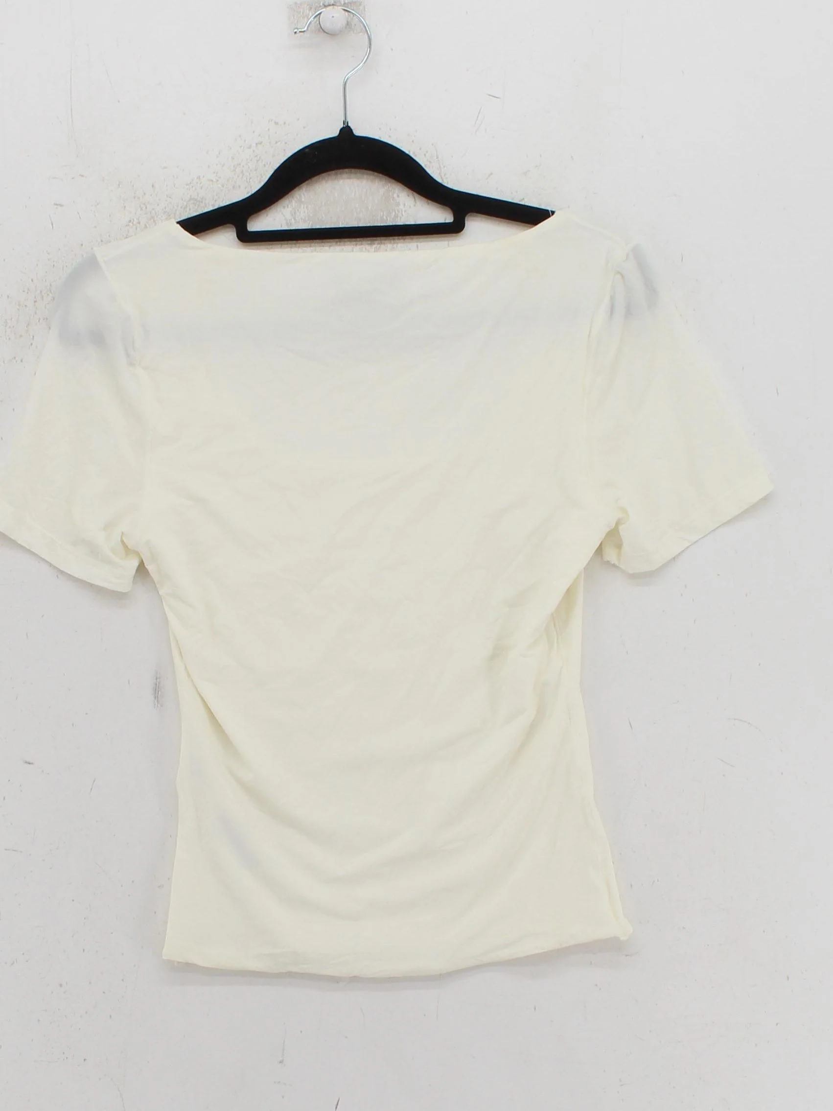 Karen Millen Women's Top S Cream Polyamide with Elastane Jersey - Image 2