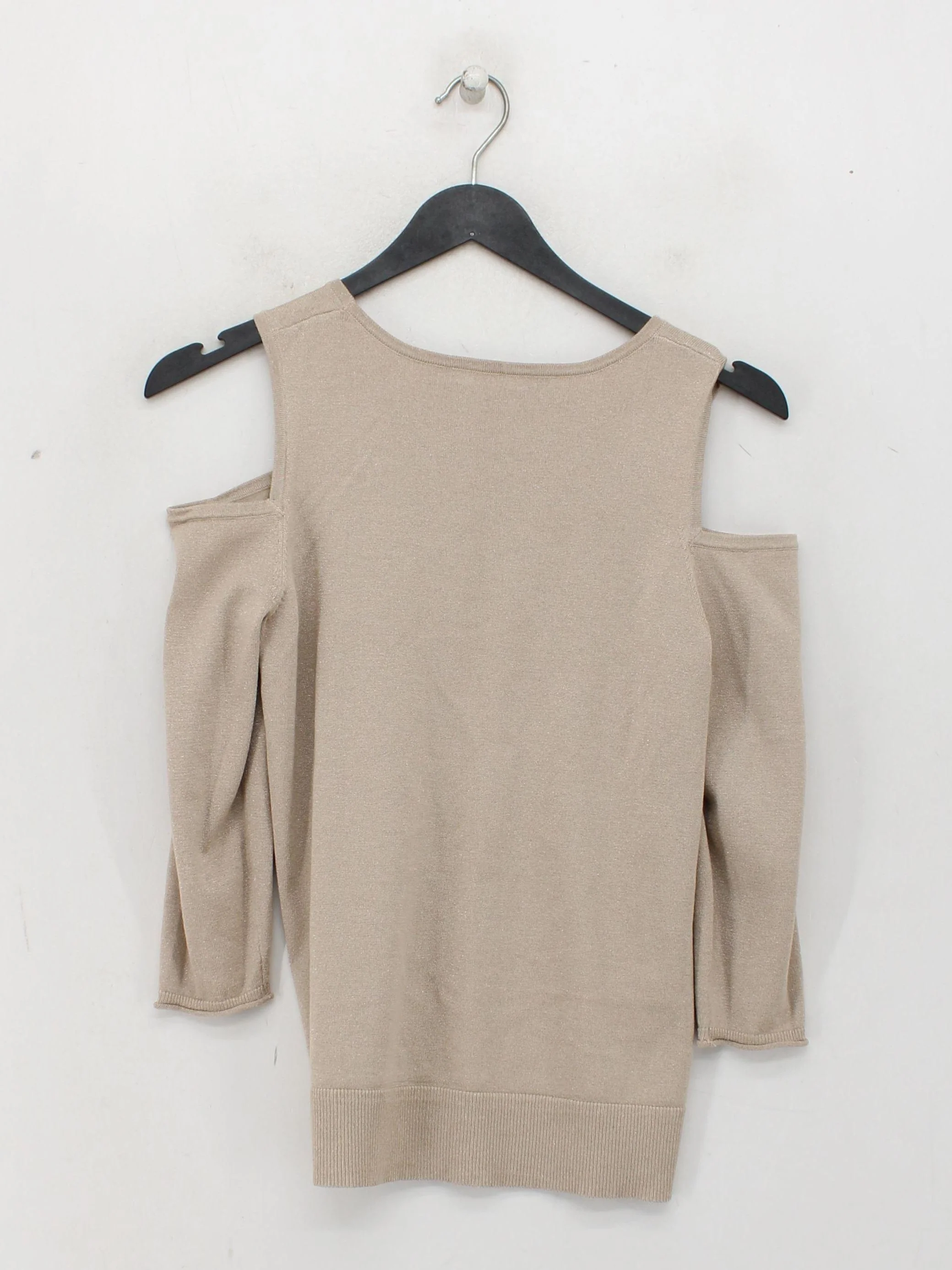 Karen Millen Women's Top S Cream Polyester with Viscose Basic - Image 2