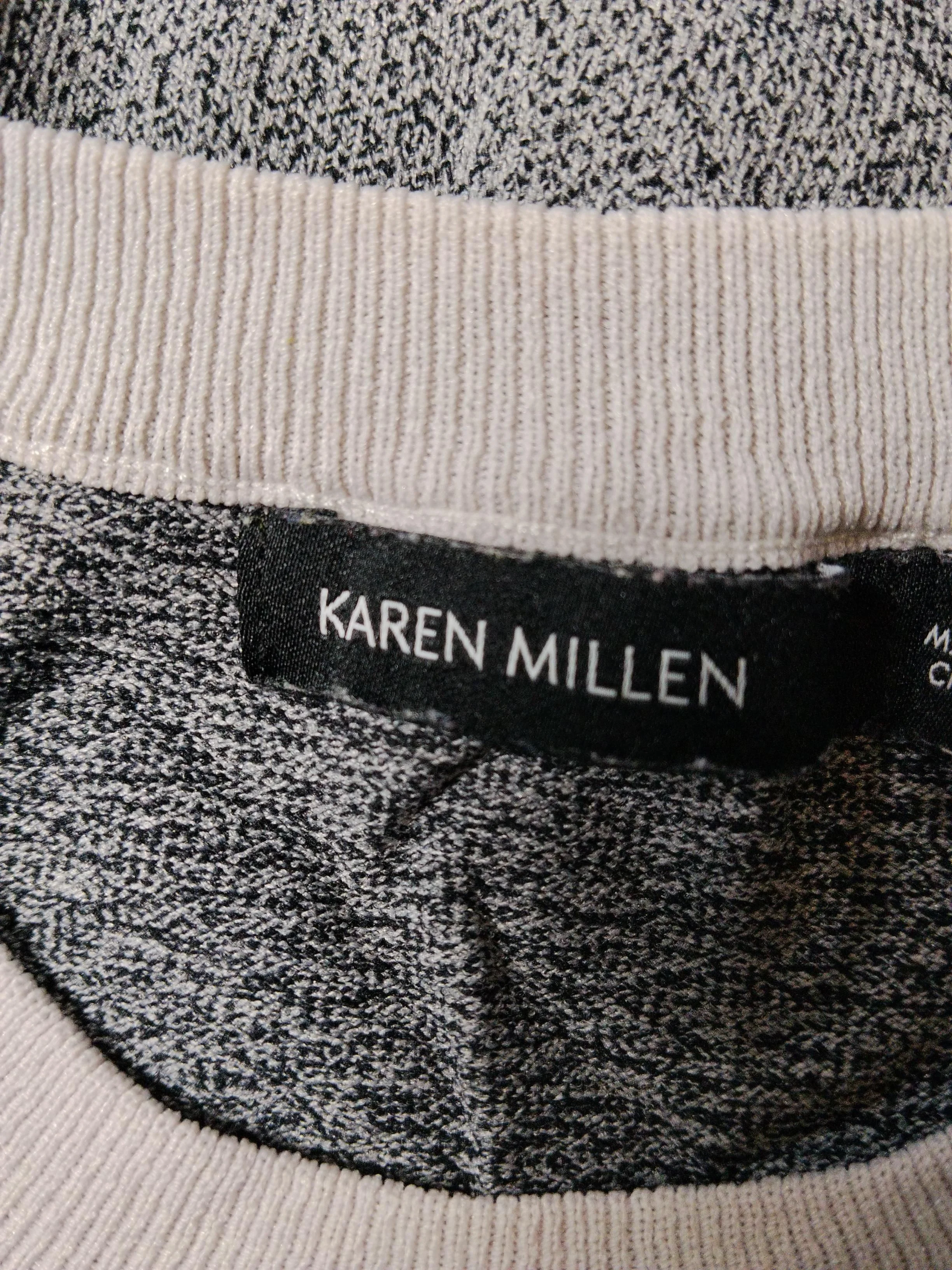 Karen Millen Women's Top S Multi 100% Other Long Sleeve Round Neck Basic - Image 5