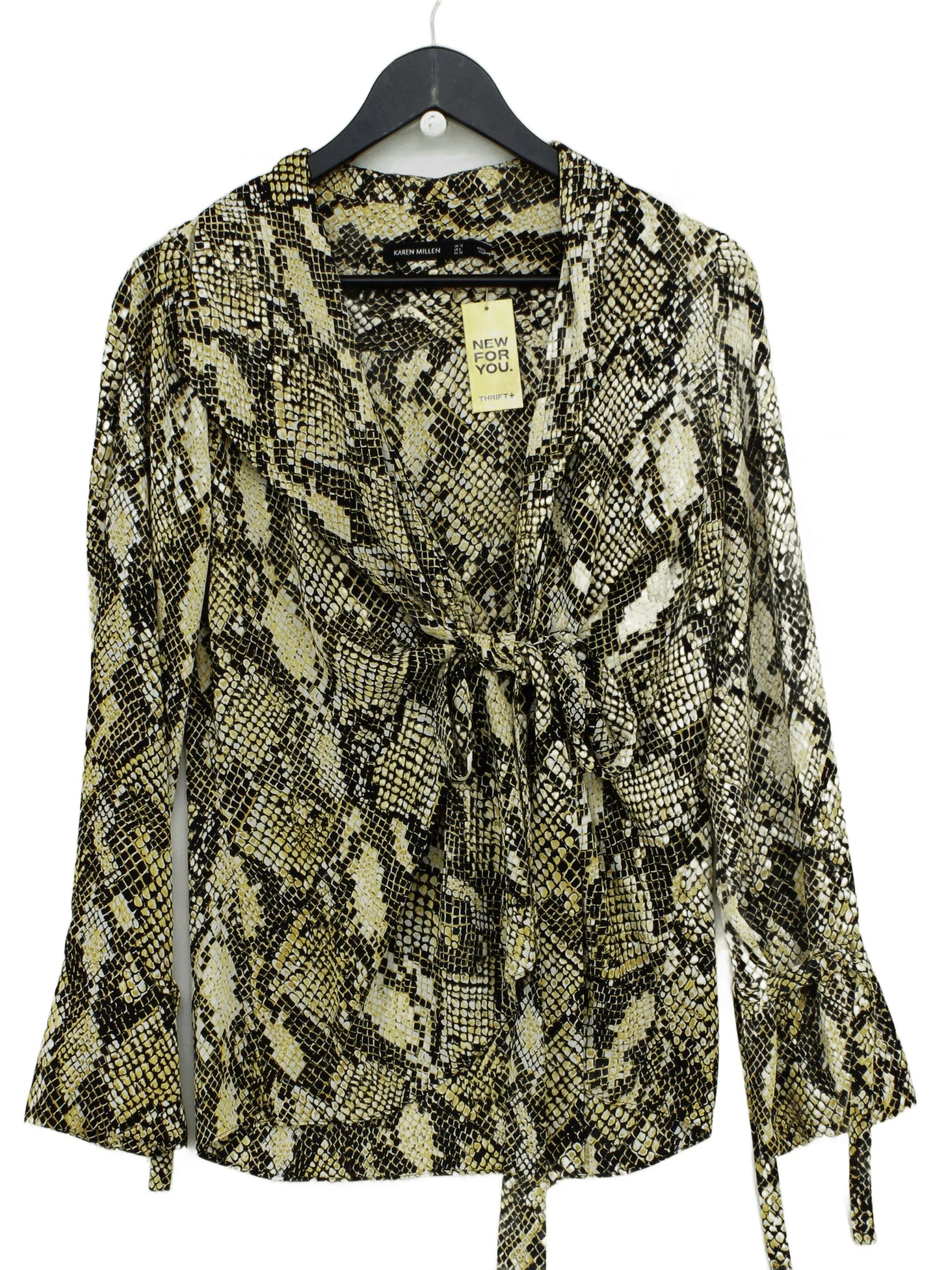 Karen Millen Women's Top S Multi 100% Polyester Basic