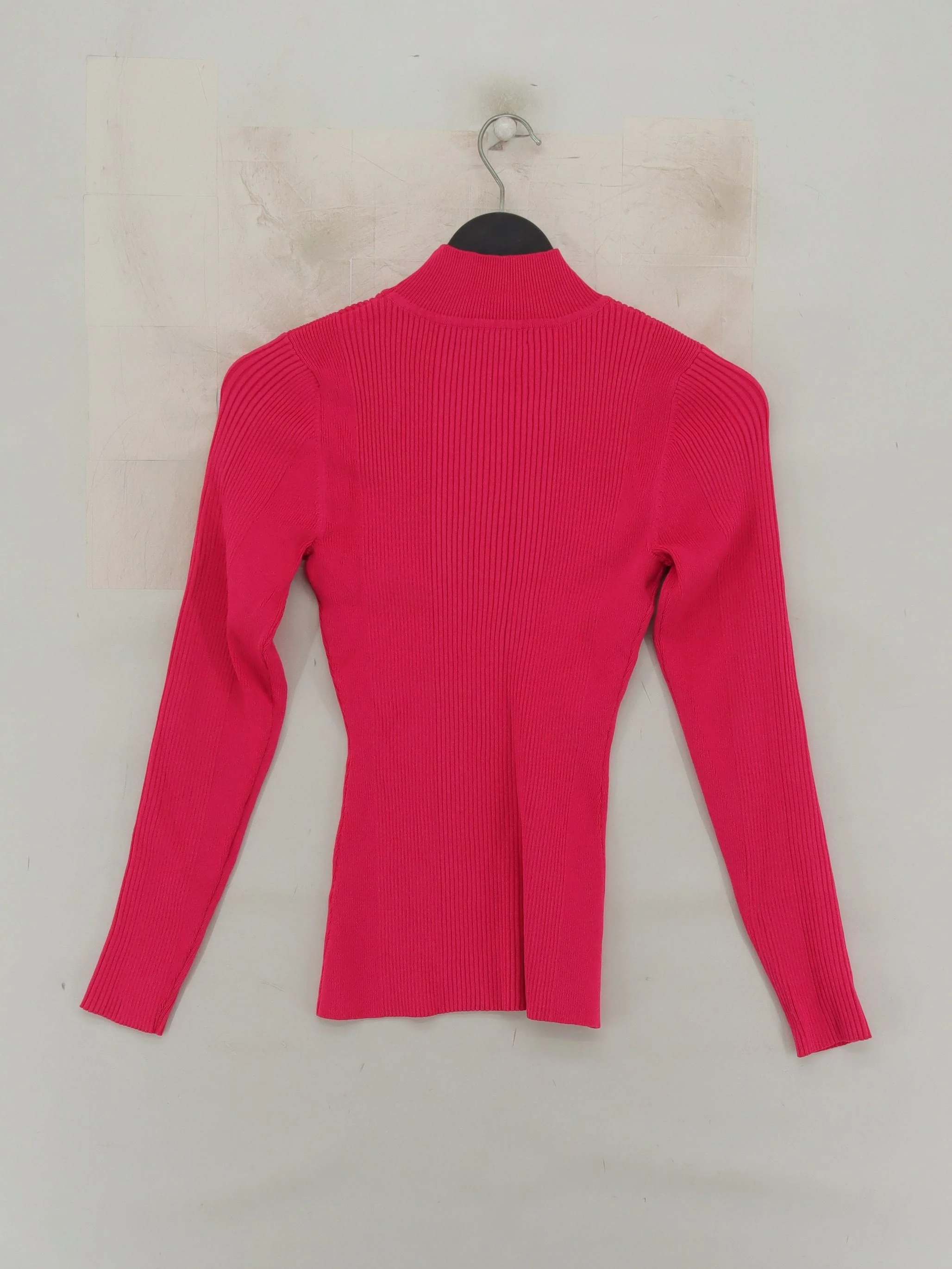 Karen Millen Women's Top S Pink Polyamide with Viscose Basic - Image 2