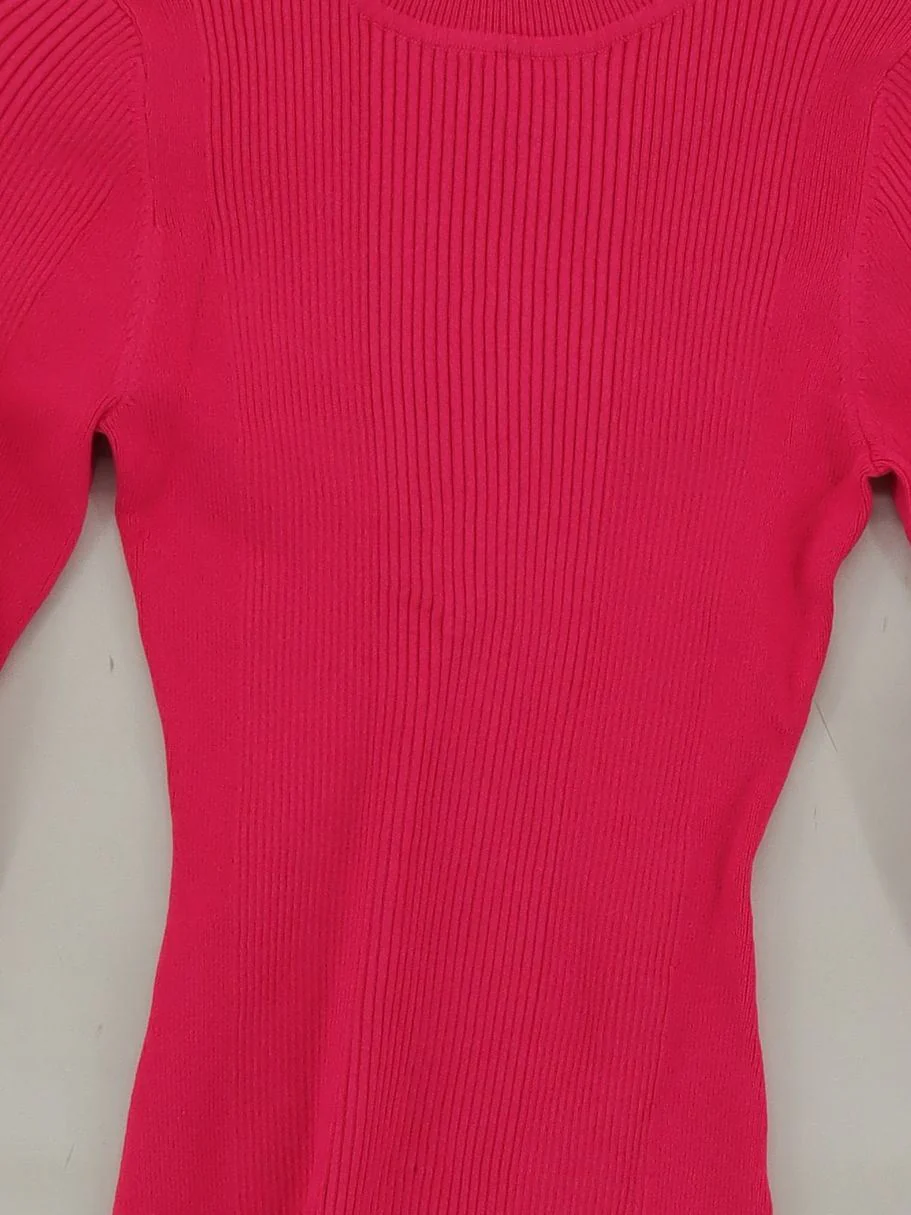 Karen Millen Women's Top S Pink Polyamide with Viscose Basic - Image 3