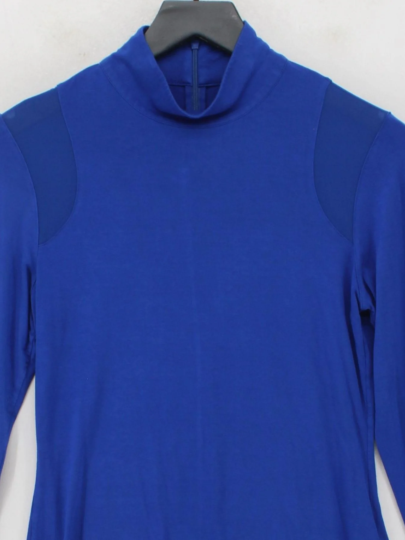 Karen Millen Women's Top UK 10 Blue Viscose with Elastane Basic - Image 3
