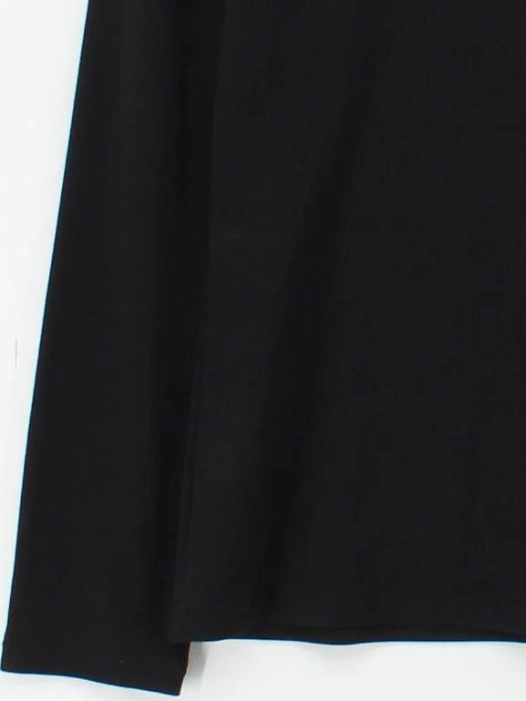 Karen Millen Women's Top UK 14 Black Viscose with Polyamide, Elastane Basic - Image 4