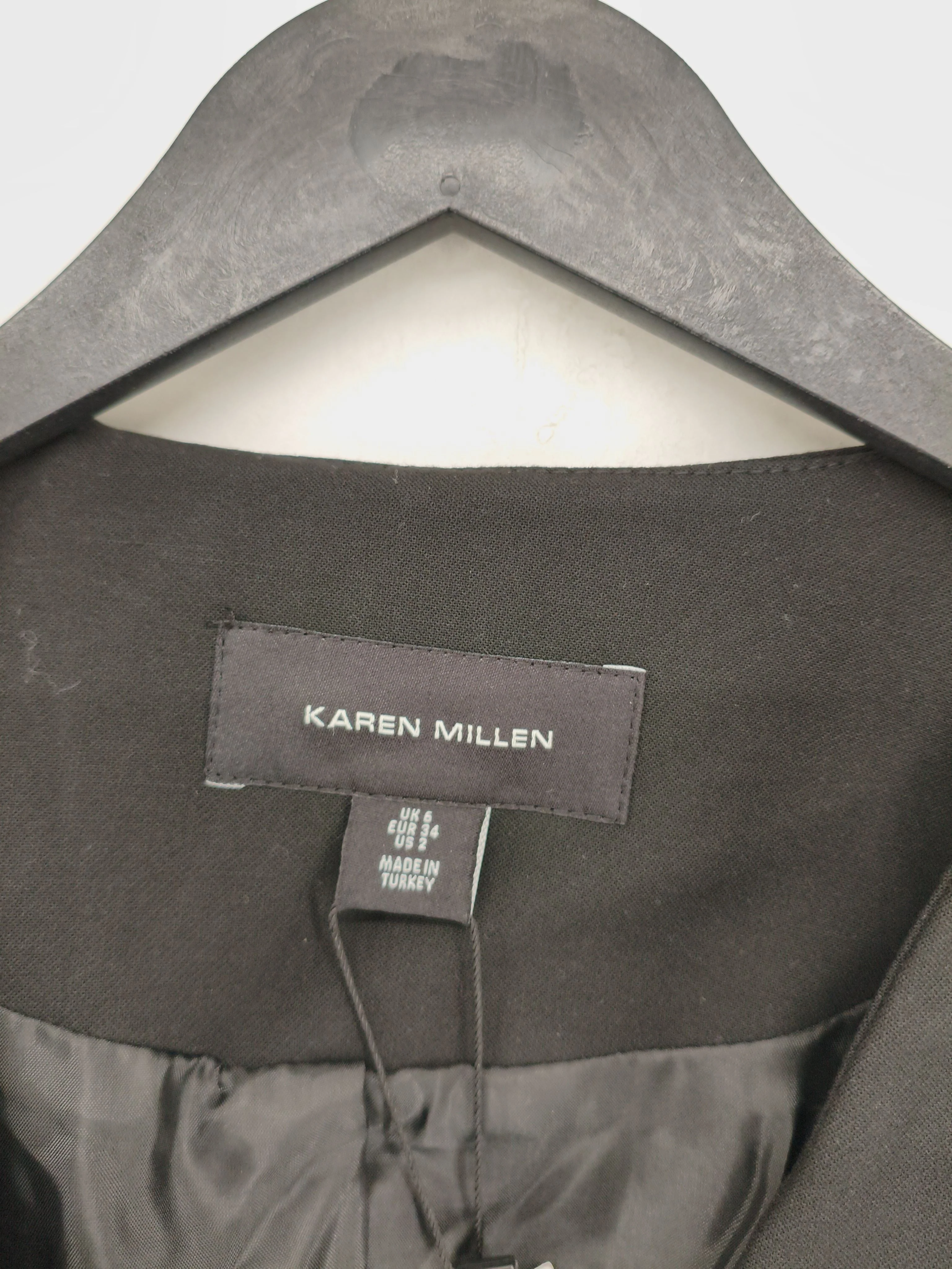Karen Millen Women's Top UK 6 Black 100% Other Basic New with tags - Image 5
