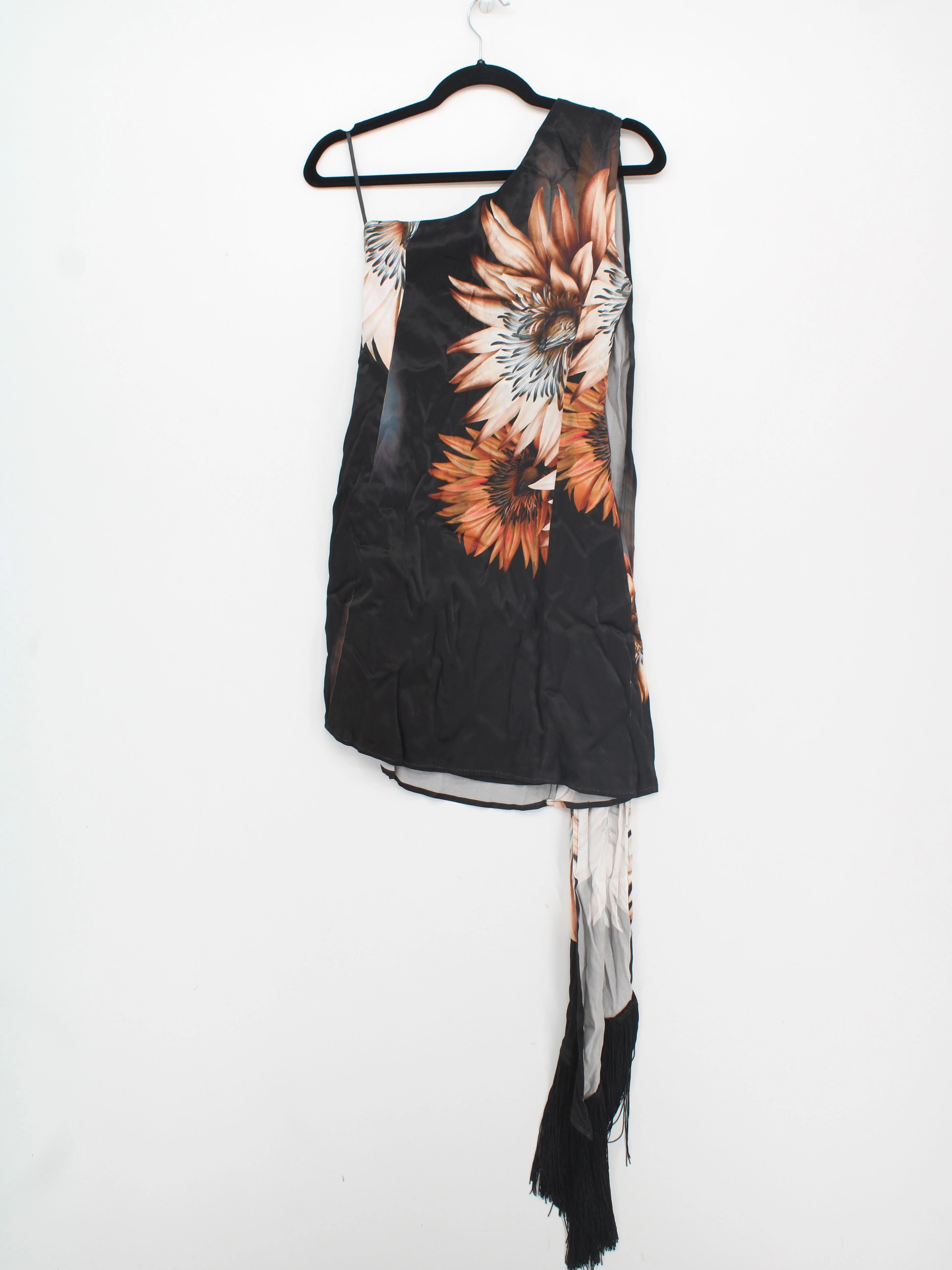 Karen Millen Women's Top UK 6 Black Viscose with Polyester Basic - Image 2