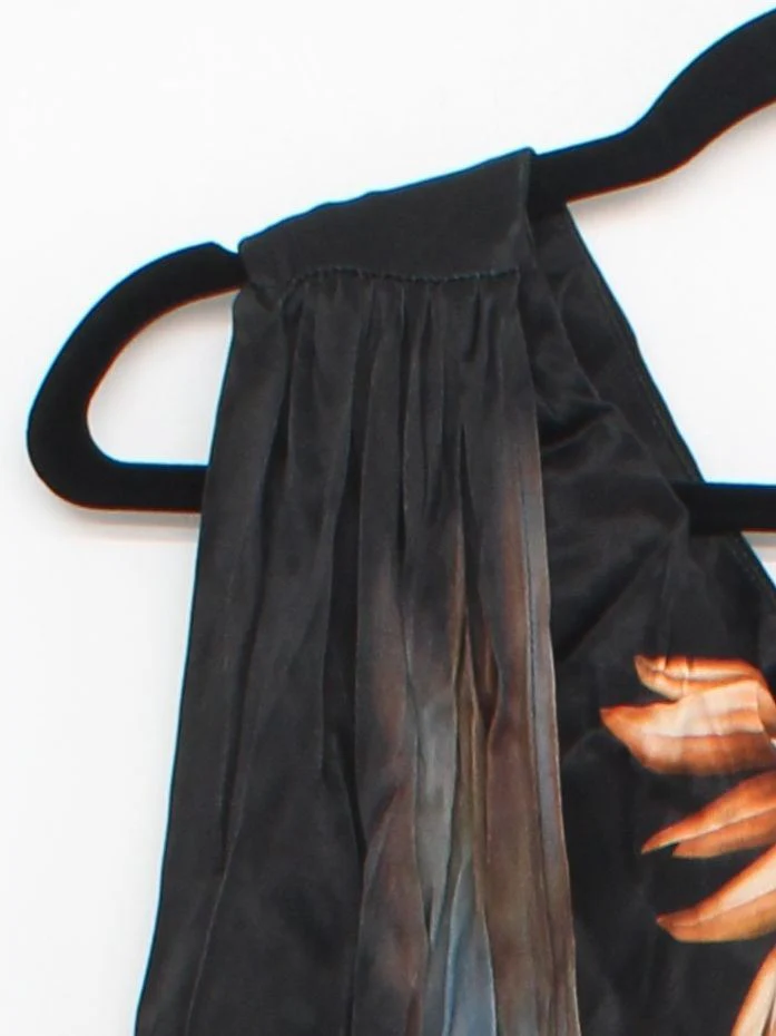 Karen Millen Women's Top UK 6 Black Viscose with Polyester Basic - Image 4