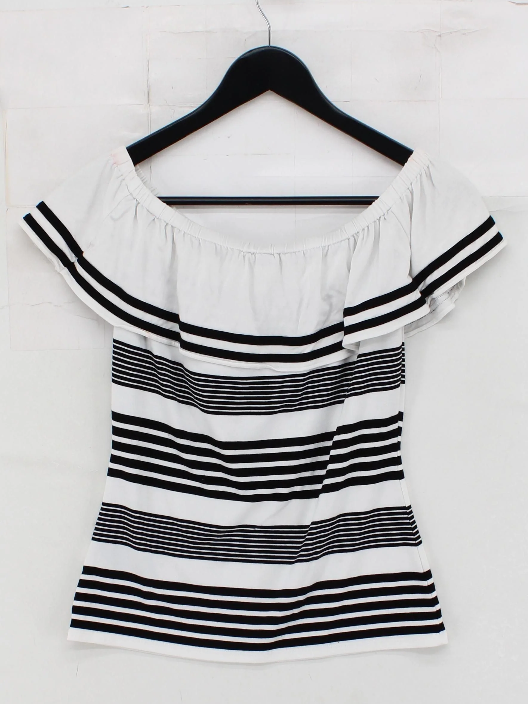 Karen Millen Women's Top UK 8 White Viscose with Polyester, Elastane Basic - Image 2