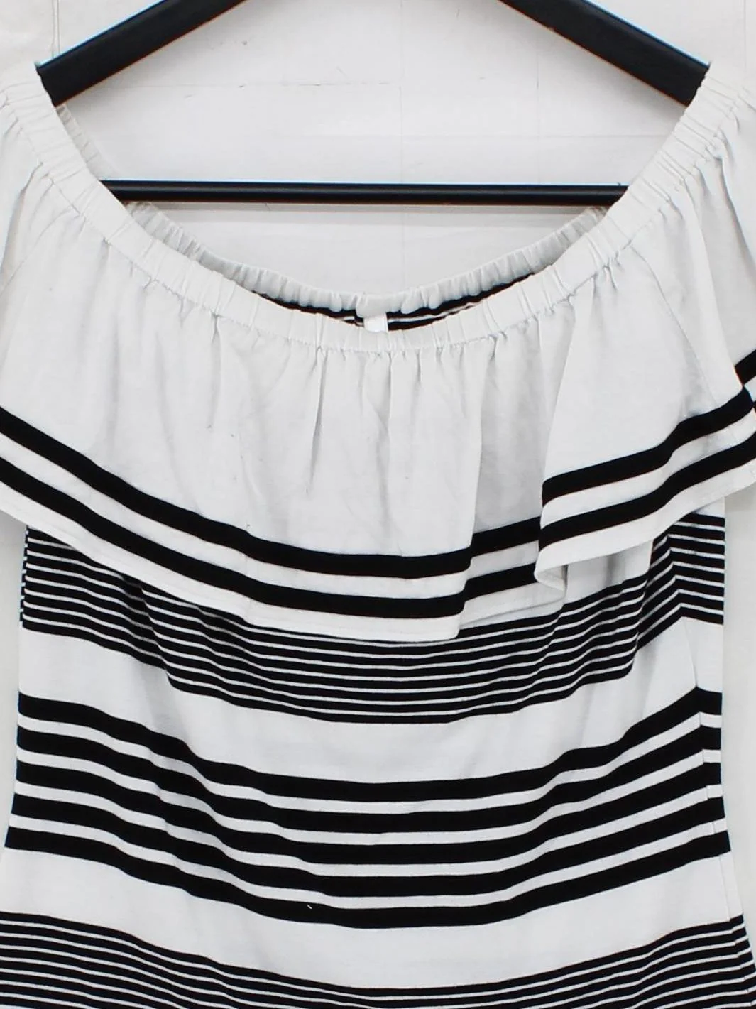 Karen Millen Women's Top UK 8 White Viscose with Polyester, Elastane Basic - Image 3
